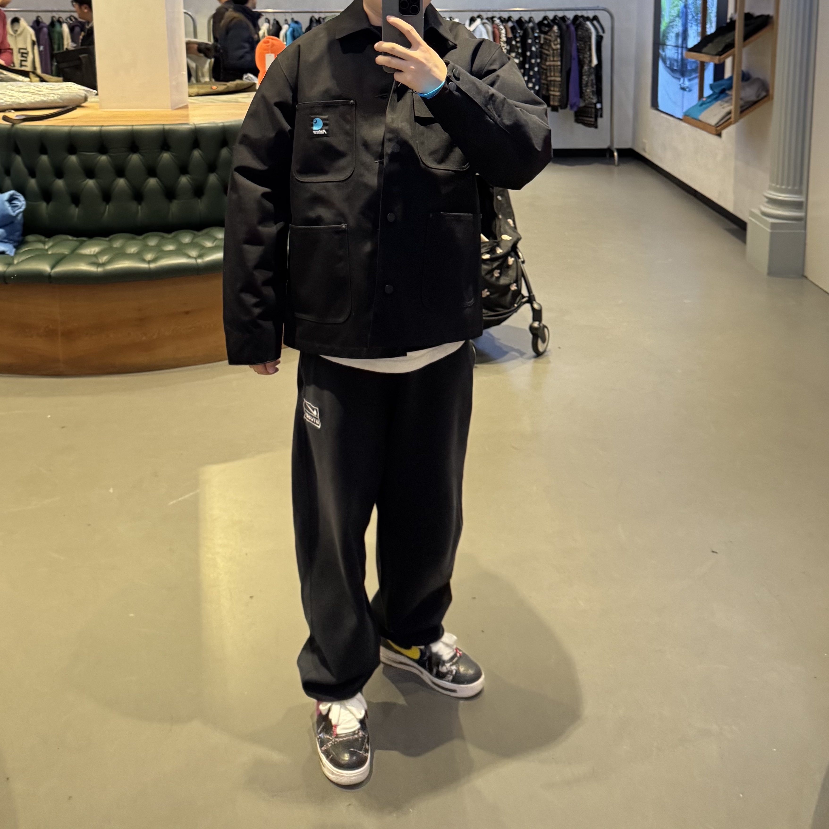 팔라스 x 칼하트 WIP 초어 코트 블랙 - 24FW | Palace | KREAM