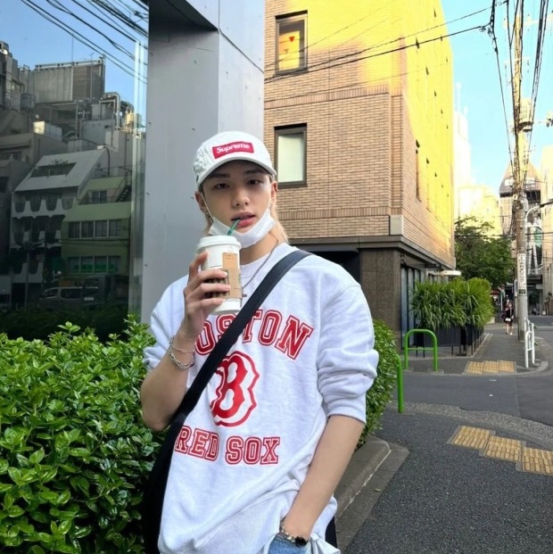 Supreme Denim Camp Cap Natural - 23SS 착용 스타일