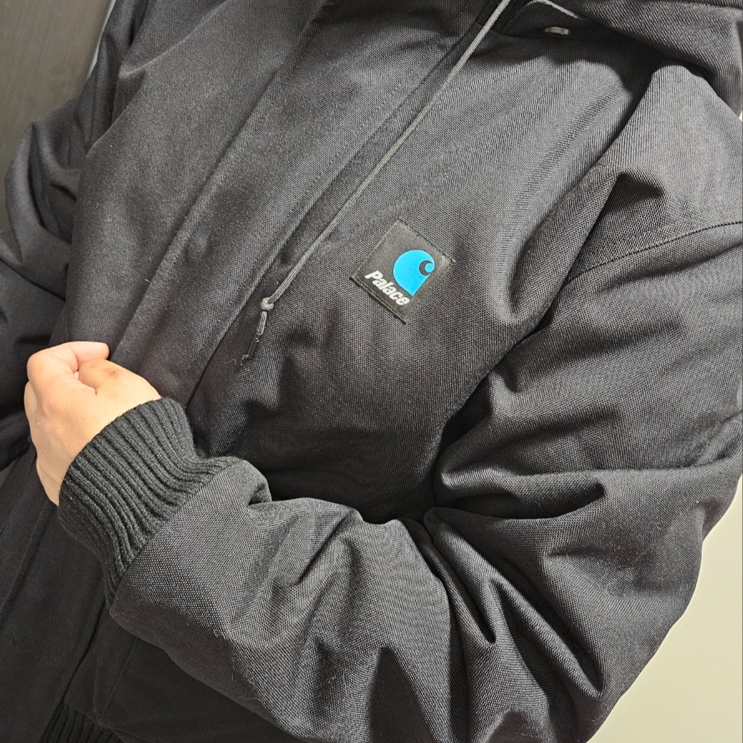 Palace x Carhartt WIP Ranger Jacket Black - 24FW 착용 스타일