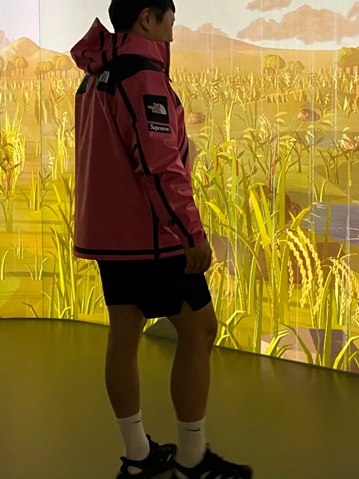 Supreme x The North Face Summit Series Outer Tape Seam Jacket Pink - 21SS, Hoka Hopara Black Castle Rock 착용 스타일 - 1