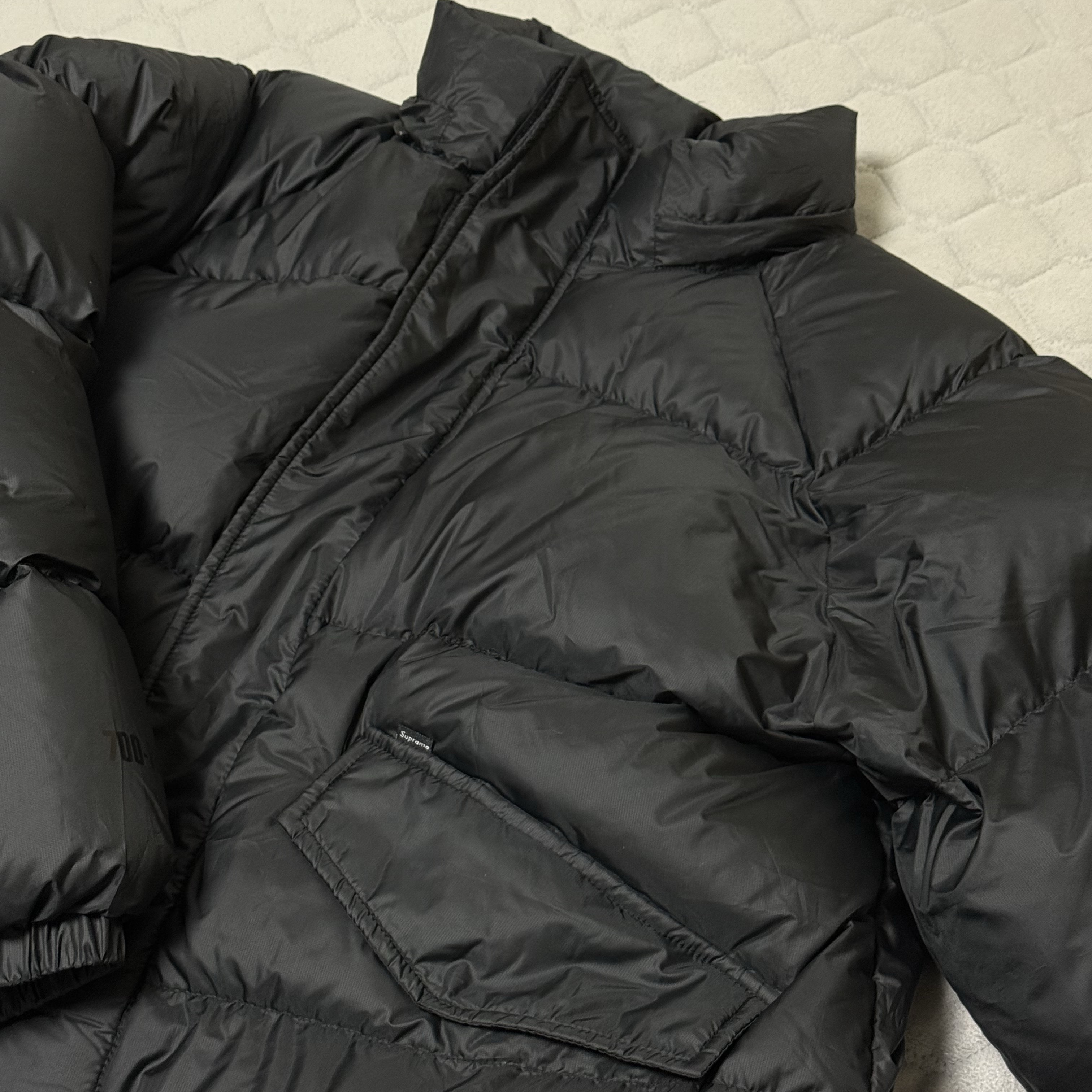 Supreme 700-Fill Down Lightweight Puffer Jacket Black - 24FW 착용 스타일 - 1