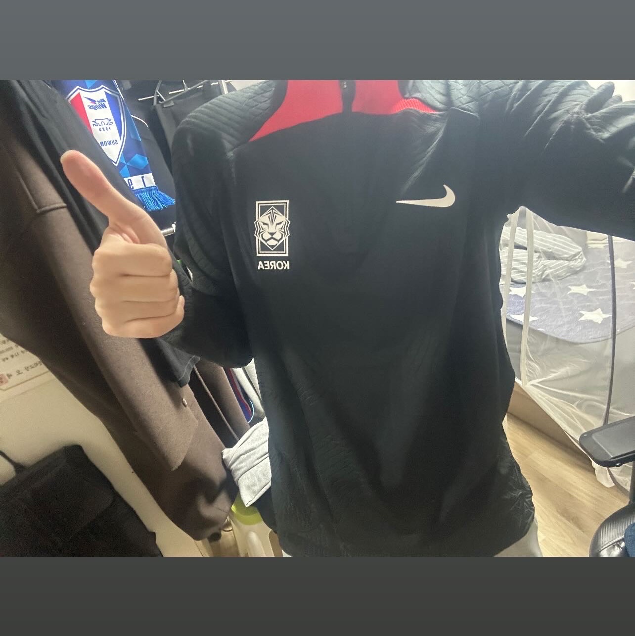 Nike Korea Strike Elite Dri-Fit Knit Soccer Drill Top Black - Asia 착용 스타일