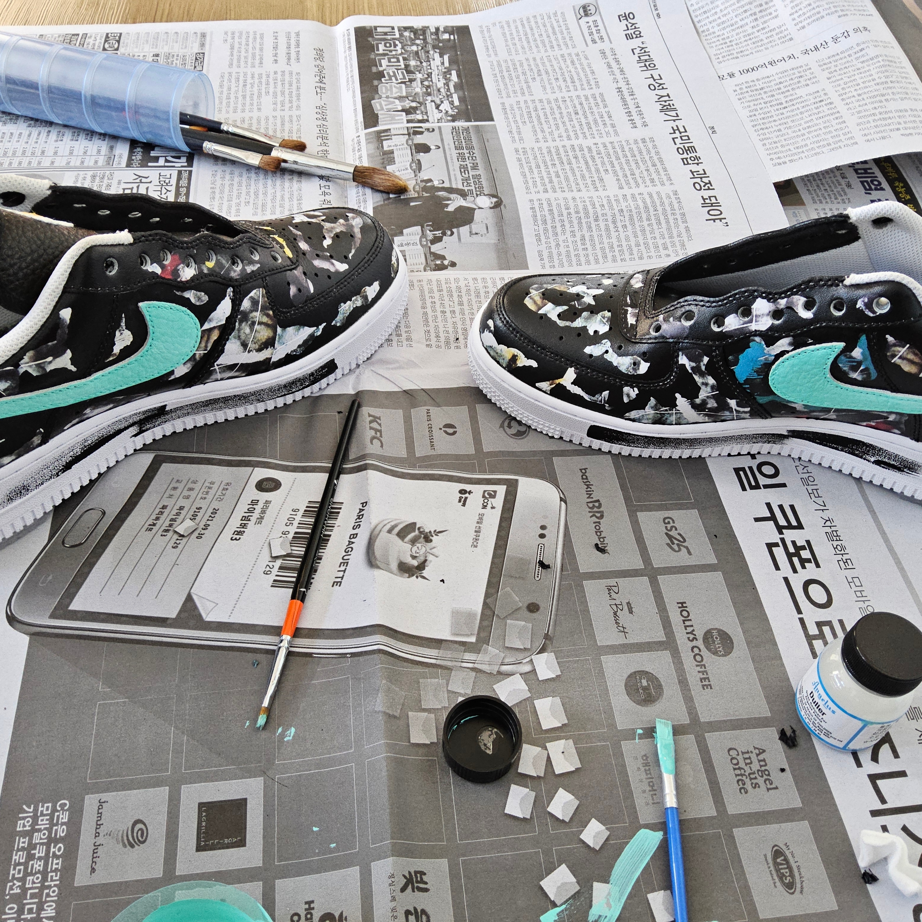 Nike x Peaceminusone Air Force 1 Low Para-Noise, Nike x Peaceminusone Air Force 1 Low Para-Noise 2.0 ์ฐฉ์ฉ ์คํ์ผ - 2