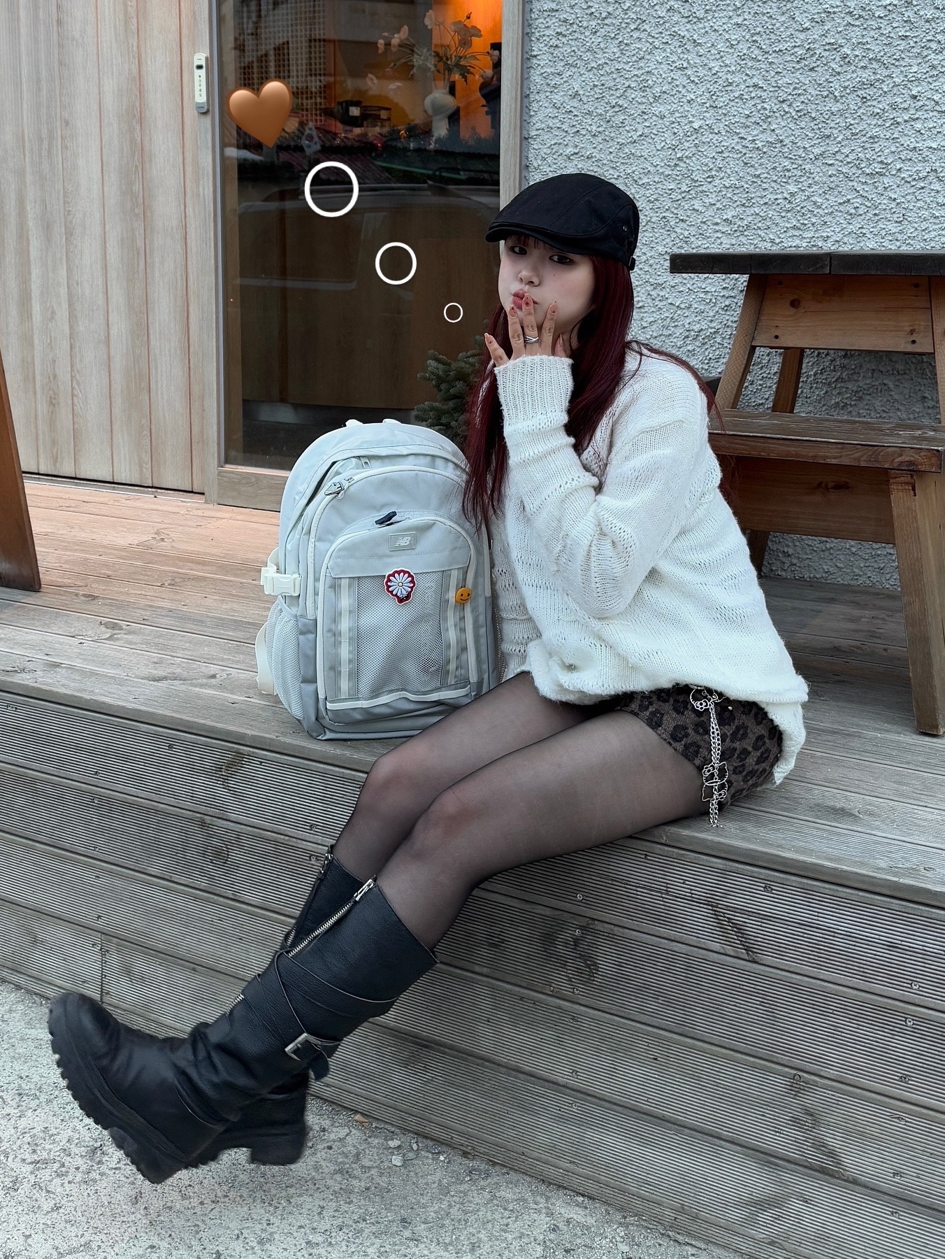 Sentiments No.455 Ring Silver 착용 스타일 - 2
