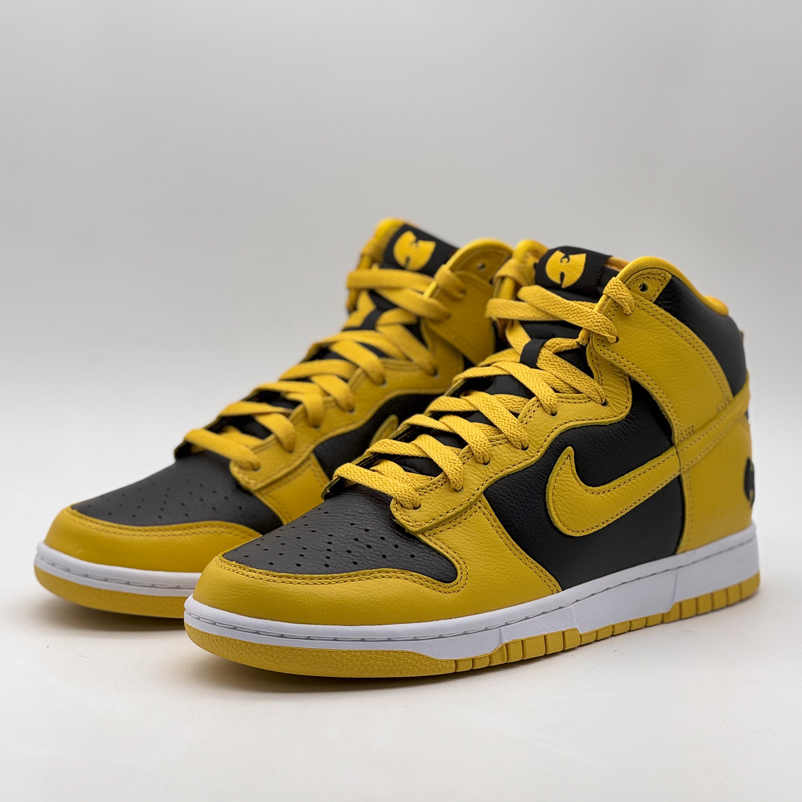 Nike Wu-Tang Clan Dunk High Black and Pollen 착용 스타일 - 4