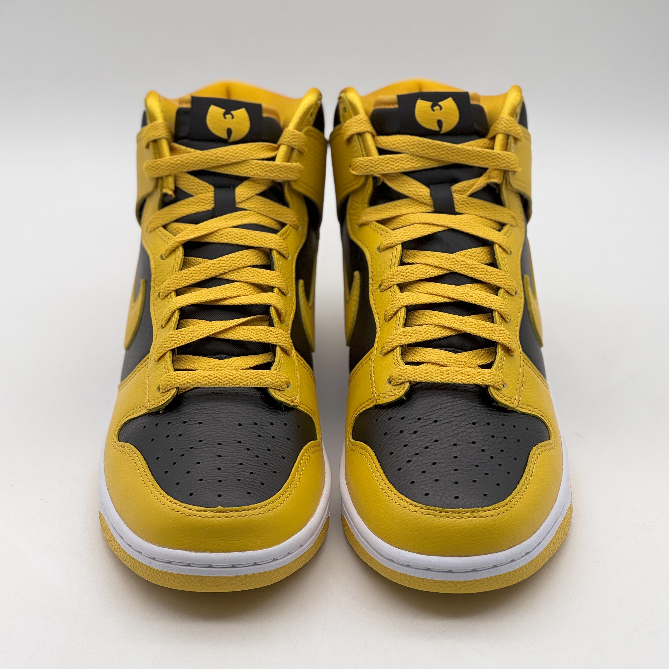 Nike Wu-Tang Clan Dunk High Black and Pollen 착용 스타일 - 2