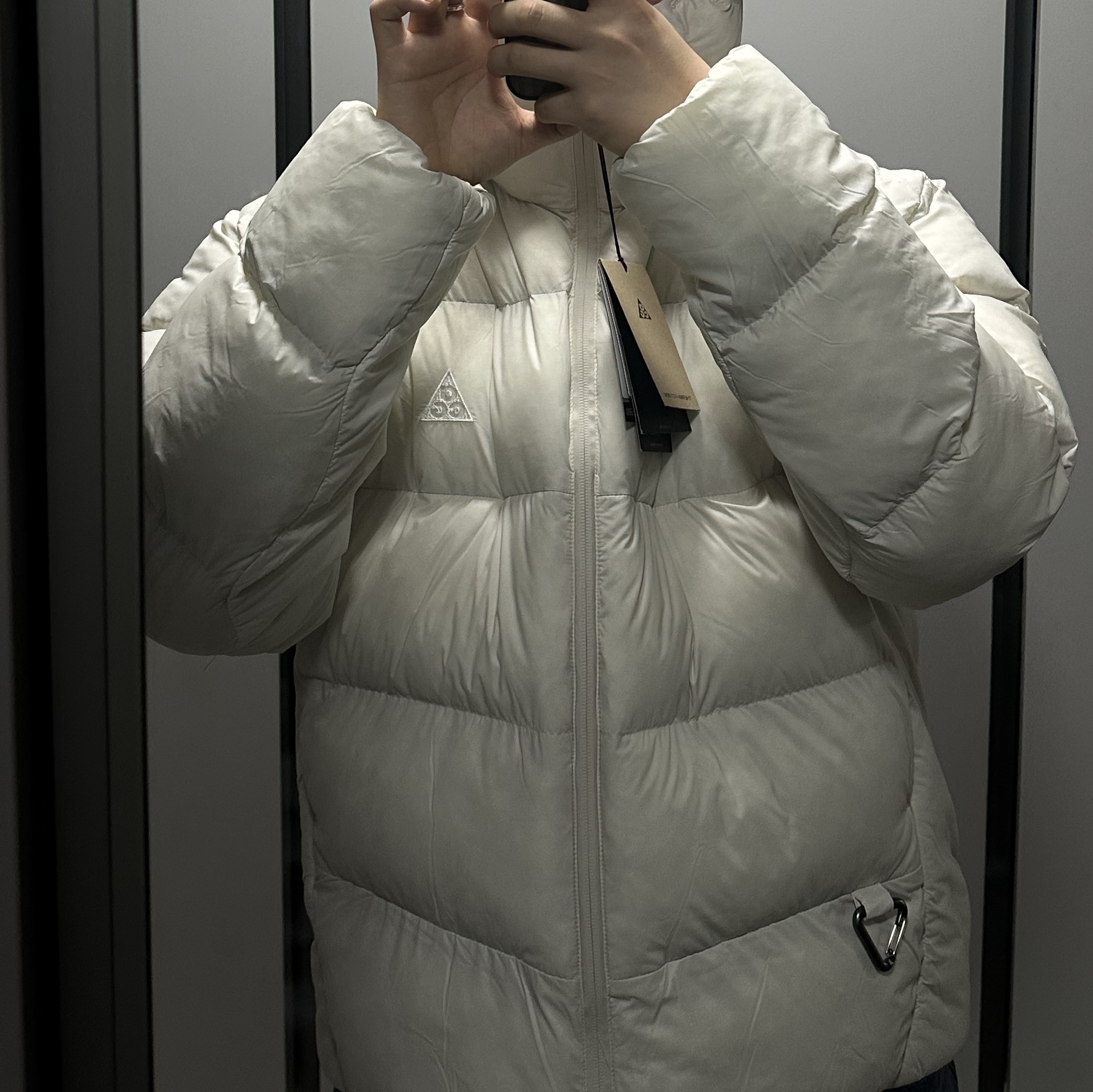 Nike ACG Therma-Fit ADV Lunar Lake Loose Hooded Jacket Light Orewood Brown - Asia 착용 스타일 - 2