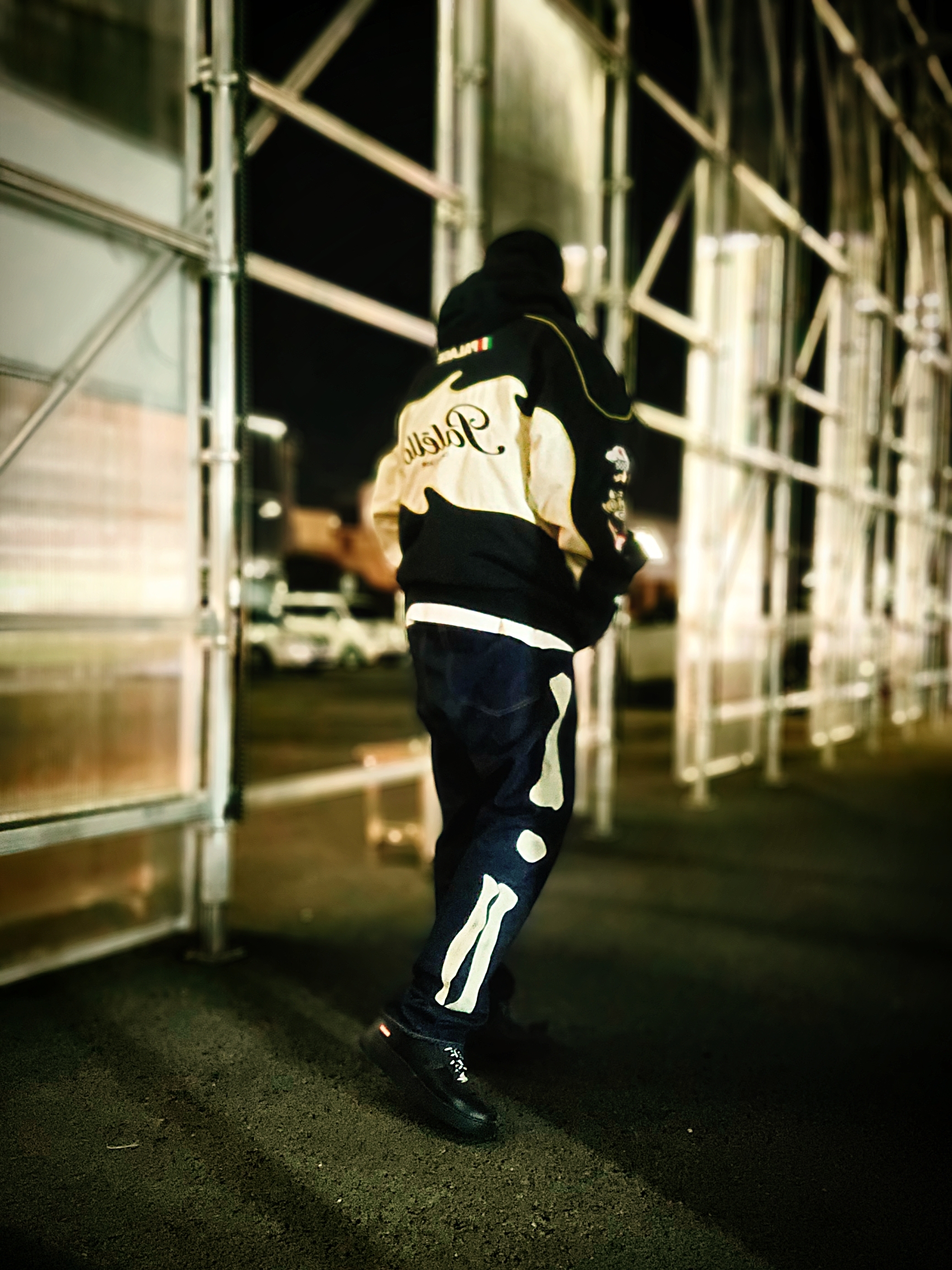 Palace Pasta Jacket Black - 24FW, Kapital 12.5 oz. Denim Mexican Tuxedo 5P Okagilly Pants Indigo 착용 스타일 - 3