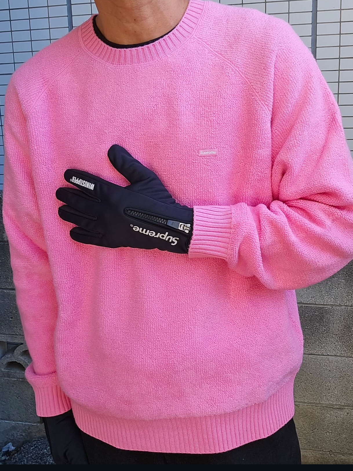 Supreme Box Logo Hooded Sweatshirt Dark Orange - 24FW 착용 스타일 - 2