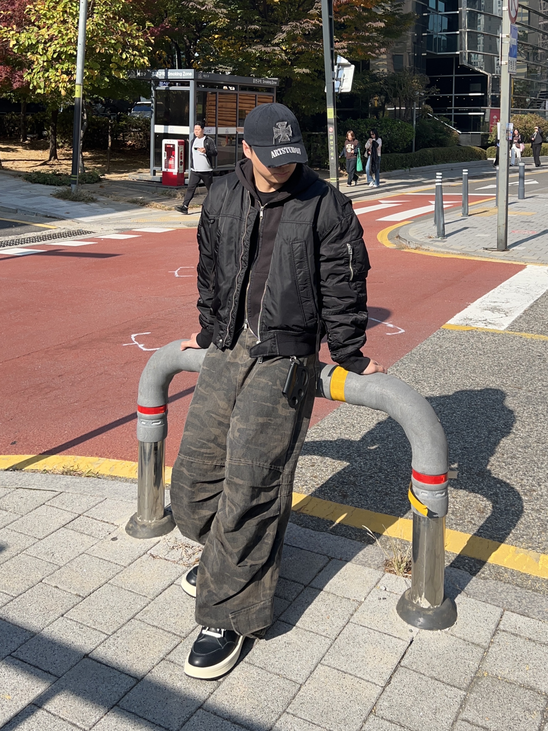 Converse x Drkshdw Turbowpn Black Cream 착용 스타일