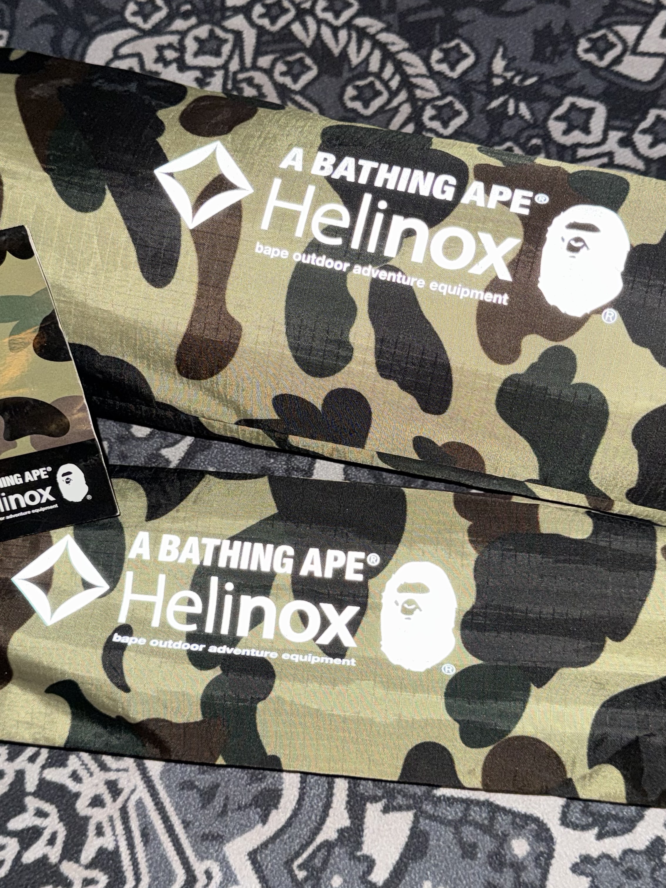 Helinox x BAPE Recta 3.5 Bape Camo (With Tarp Pole 2100ADJ) 착용 스타일