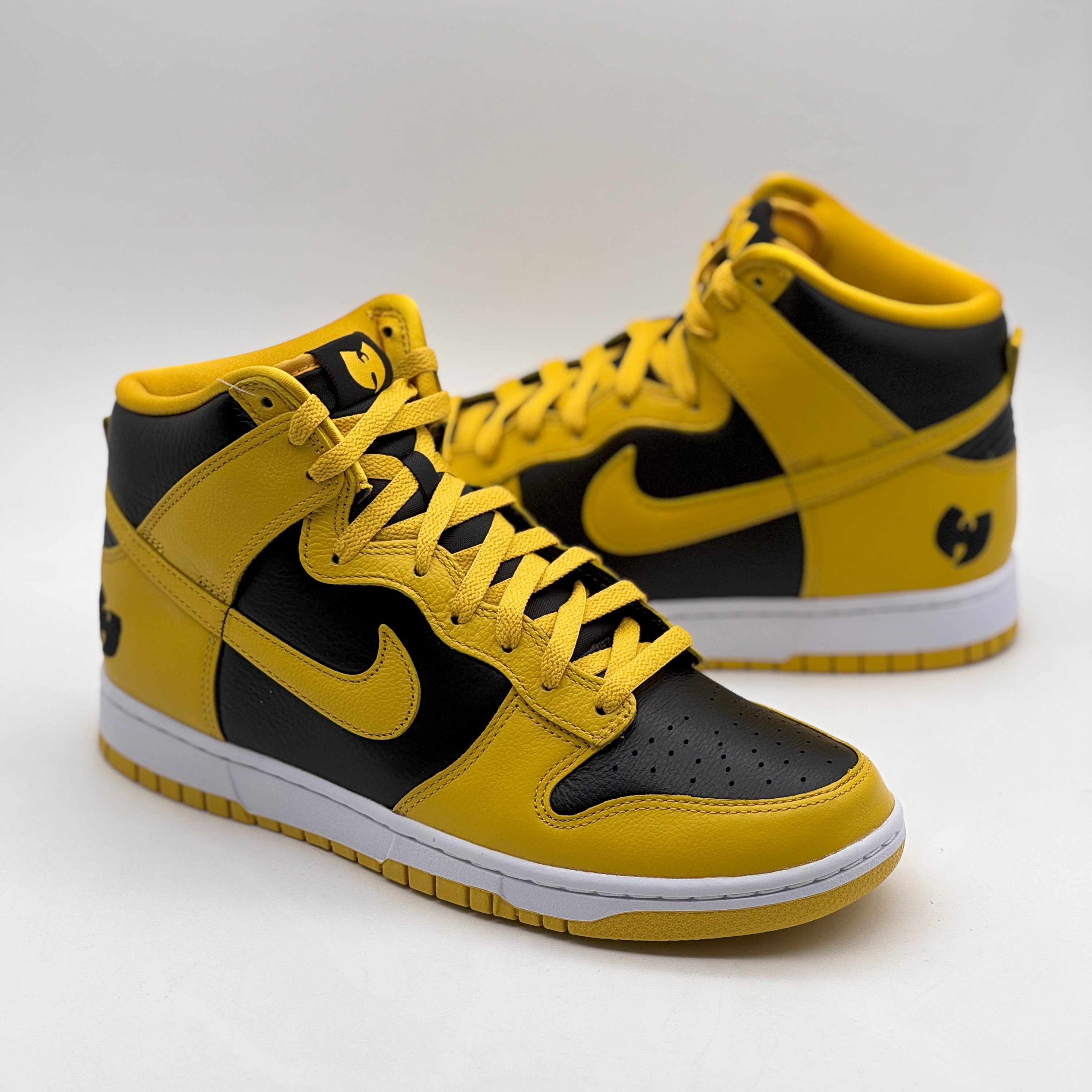 Nike Wu-Tang Clan Dunk High Black and Pollen 착용 스타일 - 3
