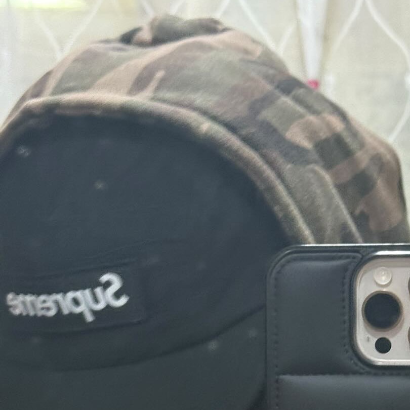 Supreme Military Camp Cap Black - 23FW 착용 스타일