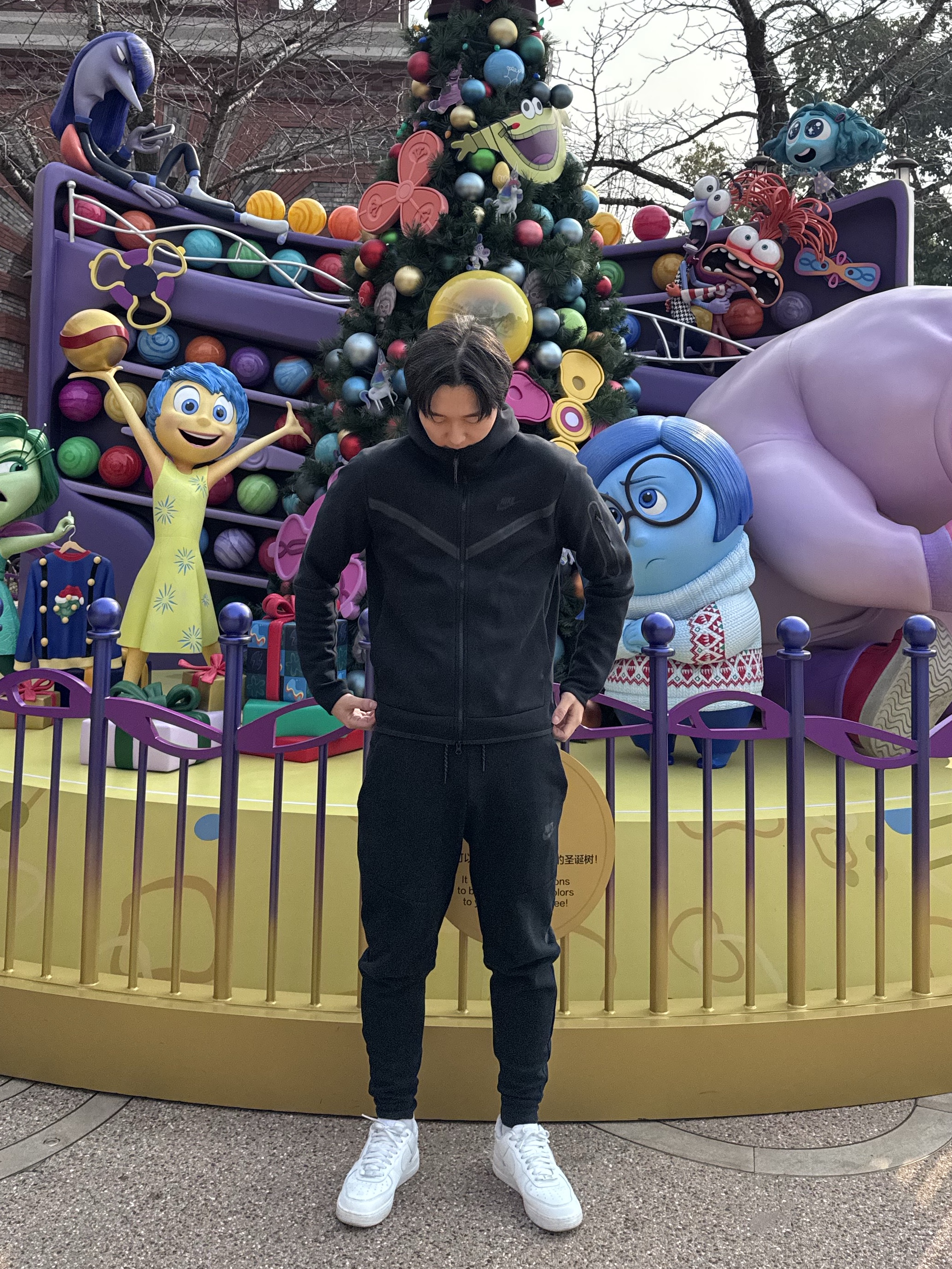 Nike NSW Tech Fleece Full Zip Hoodie Black - Asia, Nike NSW Tech Fleece Jogger Black - Asia 착용 스타일 - 10