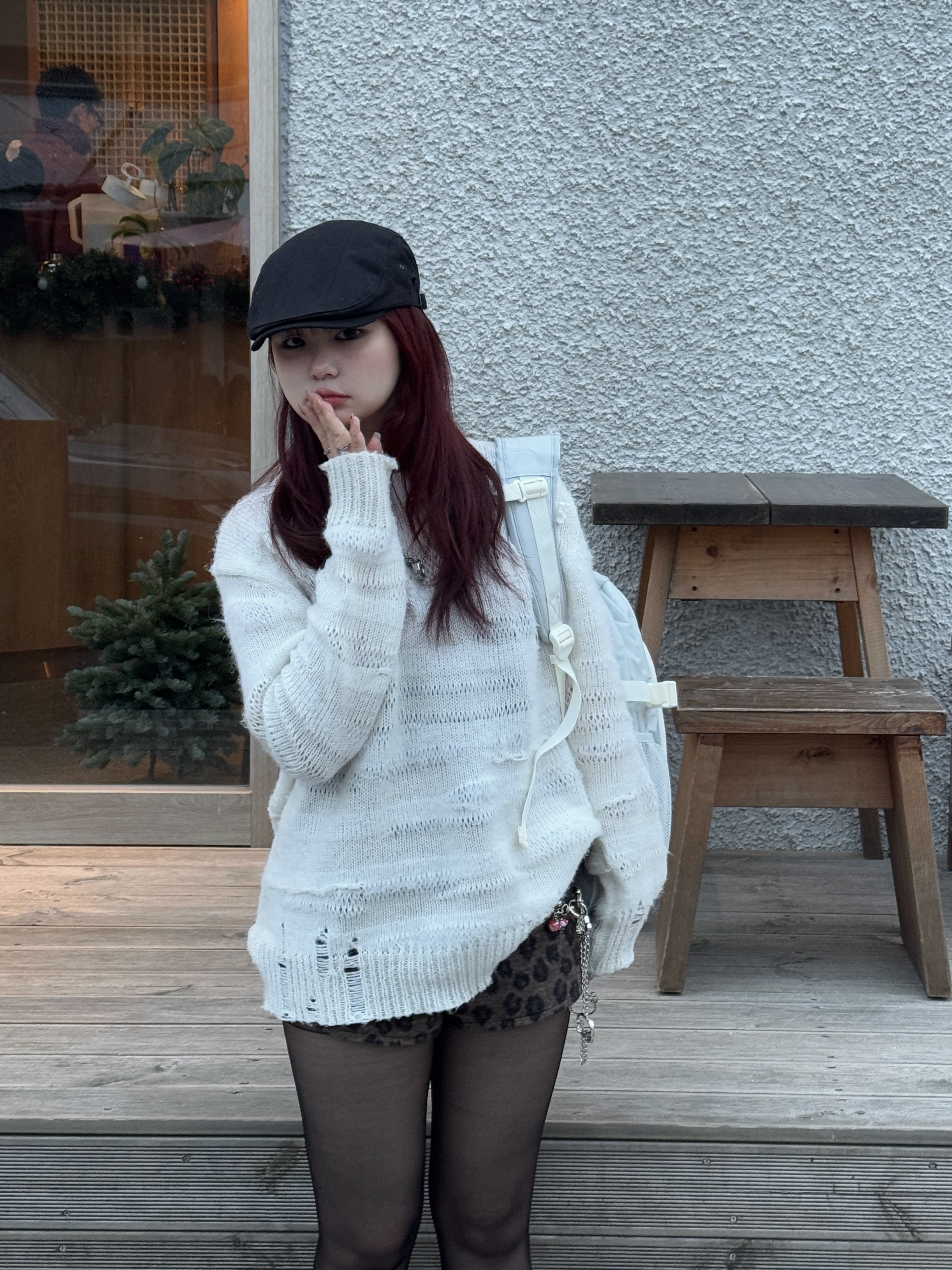 Sentiments No.455 Ring Silver 착용 스타일 - 3