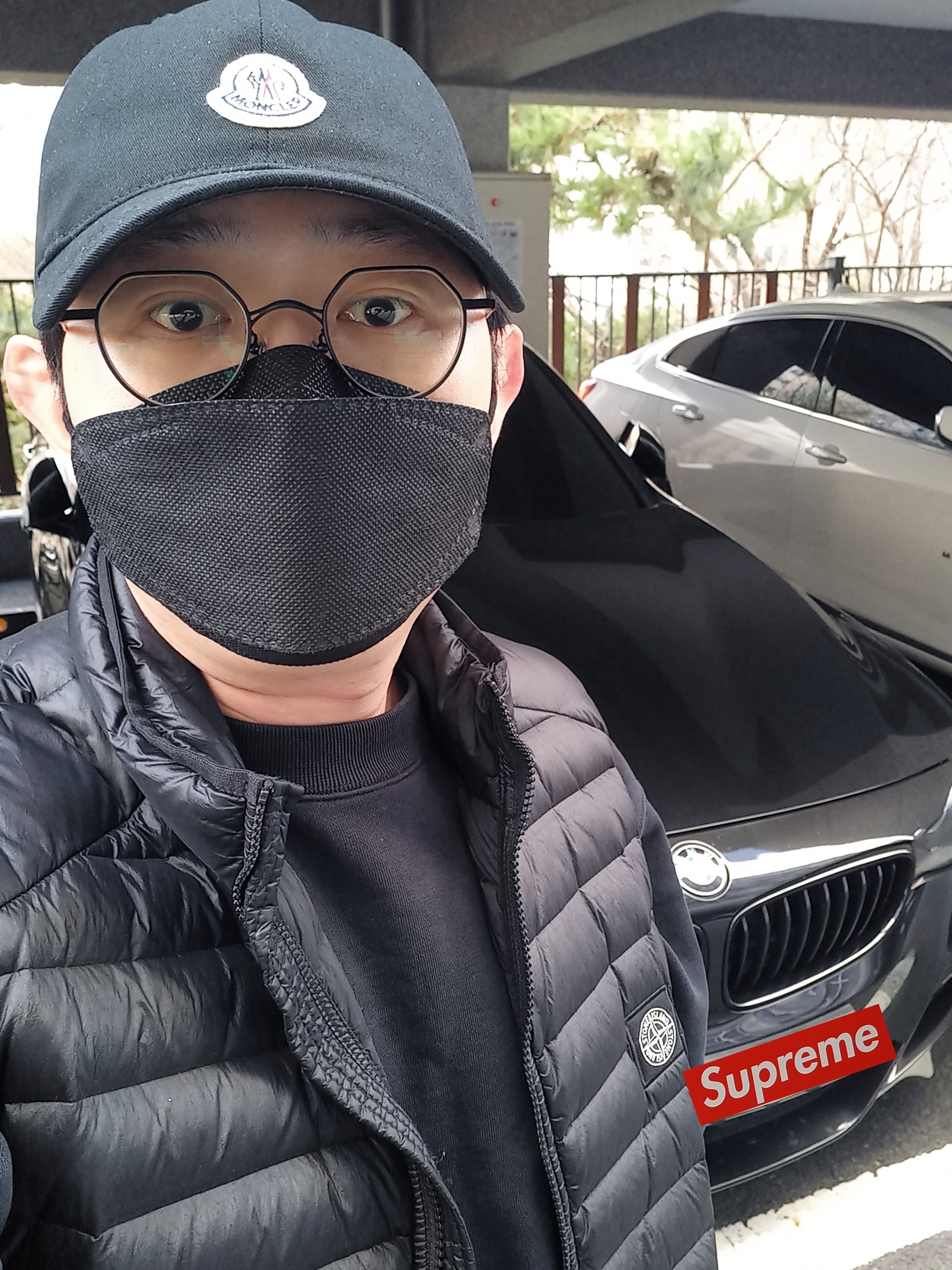 Moncler Logo Baseball Cap Black - 23SS, Stone Island G0224 Packable Loom Woven Chambers R-Nylon Down TC Vest Black - 23SS 착용 스타일 - 2