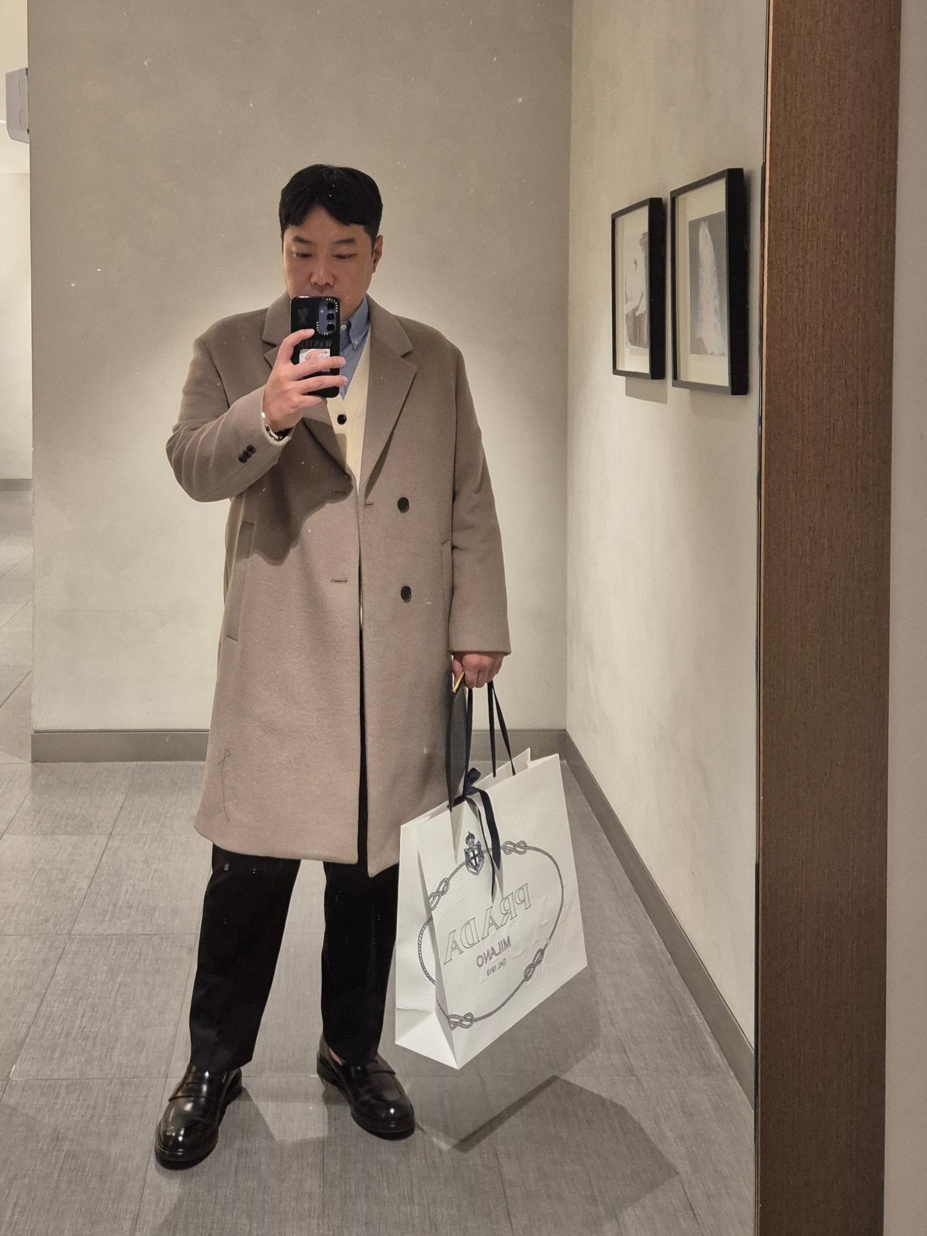 Gucci Leather Web Loafers Black, TNGT No-Cut Tapered Hidden Banding No Tuck Washable Slacks Black 착용 스타일