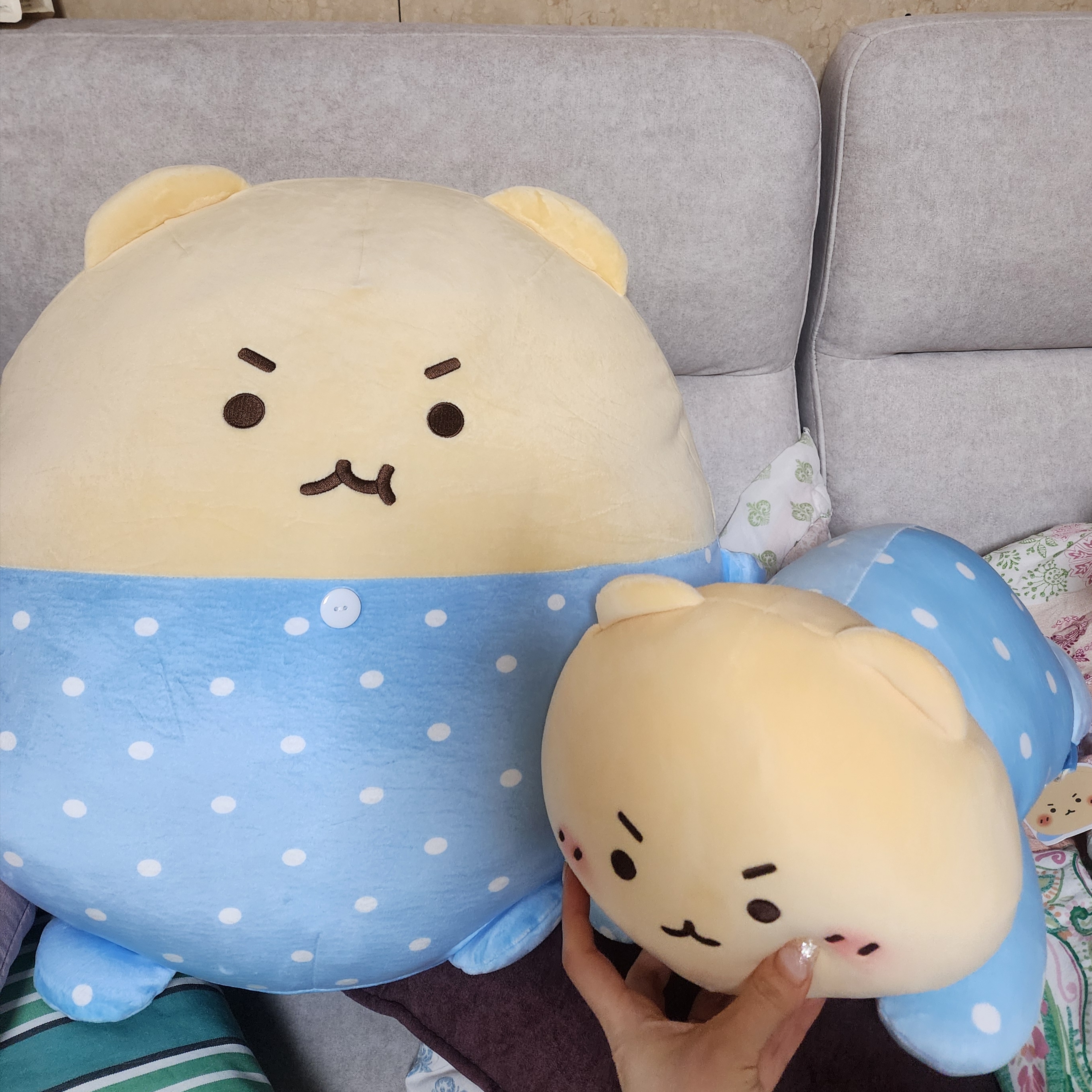 Manggom 50cm Lying Cushion, Manggom Lying Body Pillow A Ver. 착용 스타일