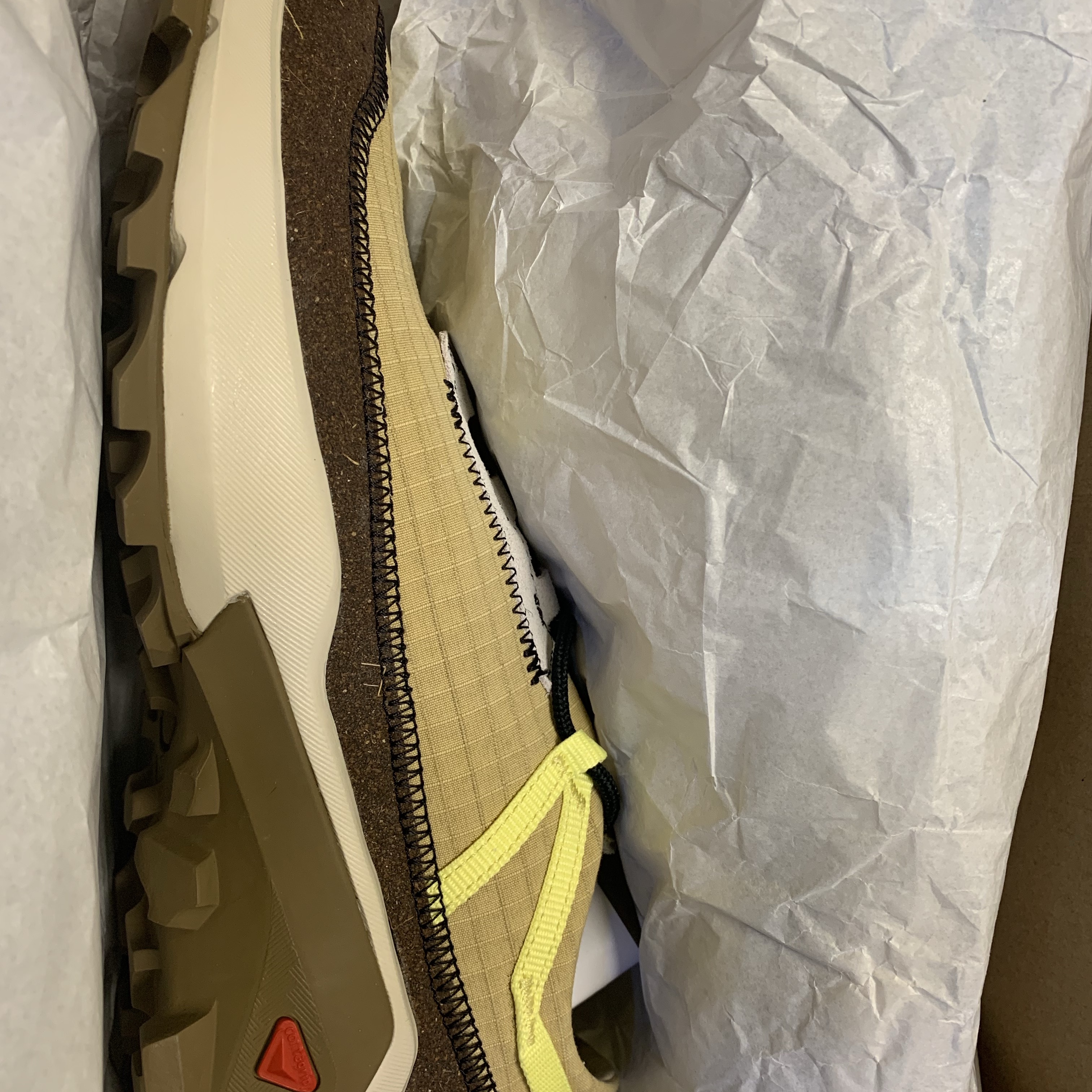 Salomon x Ranra Cross Pro Better Cathay Spice Kelp 착용 스타일