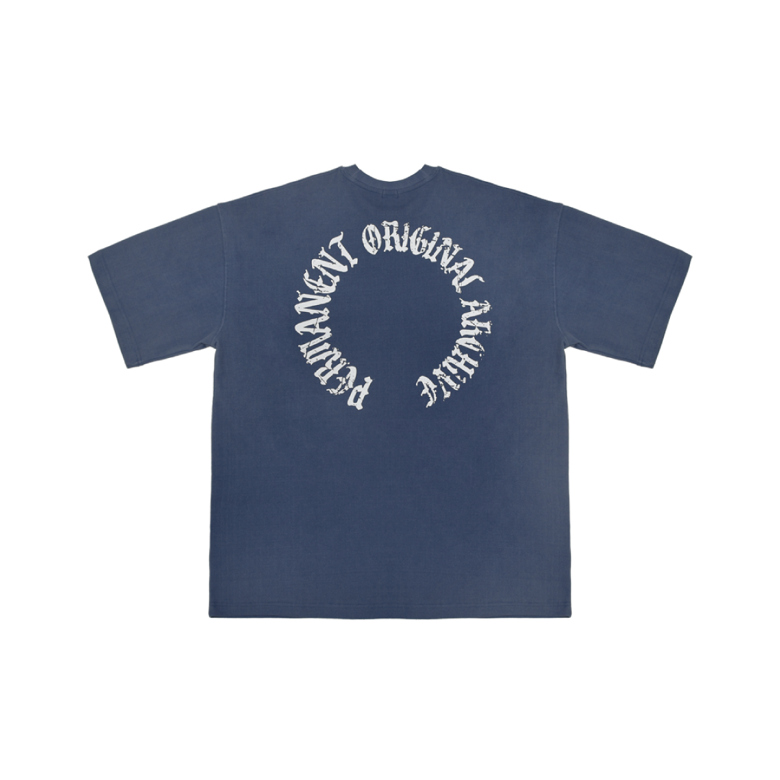 퍼머넌트 아카이브 피그먼트 아치 로고 티셔츠 블루(Permanent Archive Pigment Arch Logo T-Shirt Blue) - 2