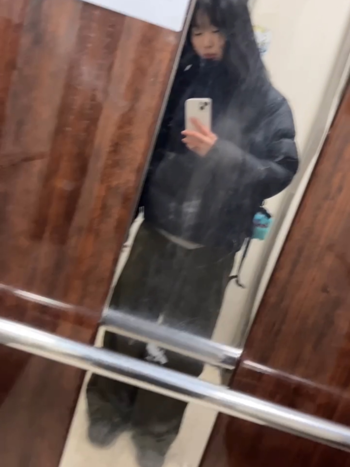 The North Face 1996 Eco Nuptse Jacket Black 착용 스타일