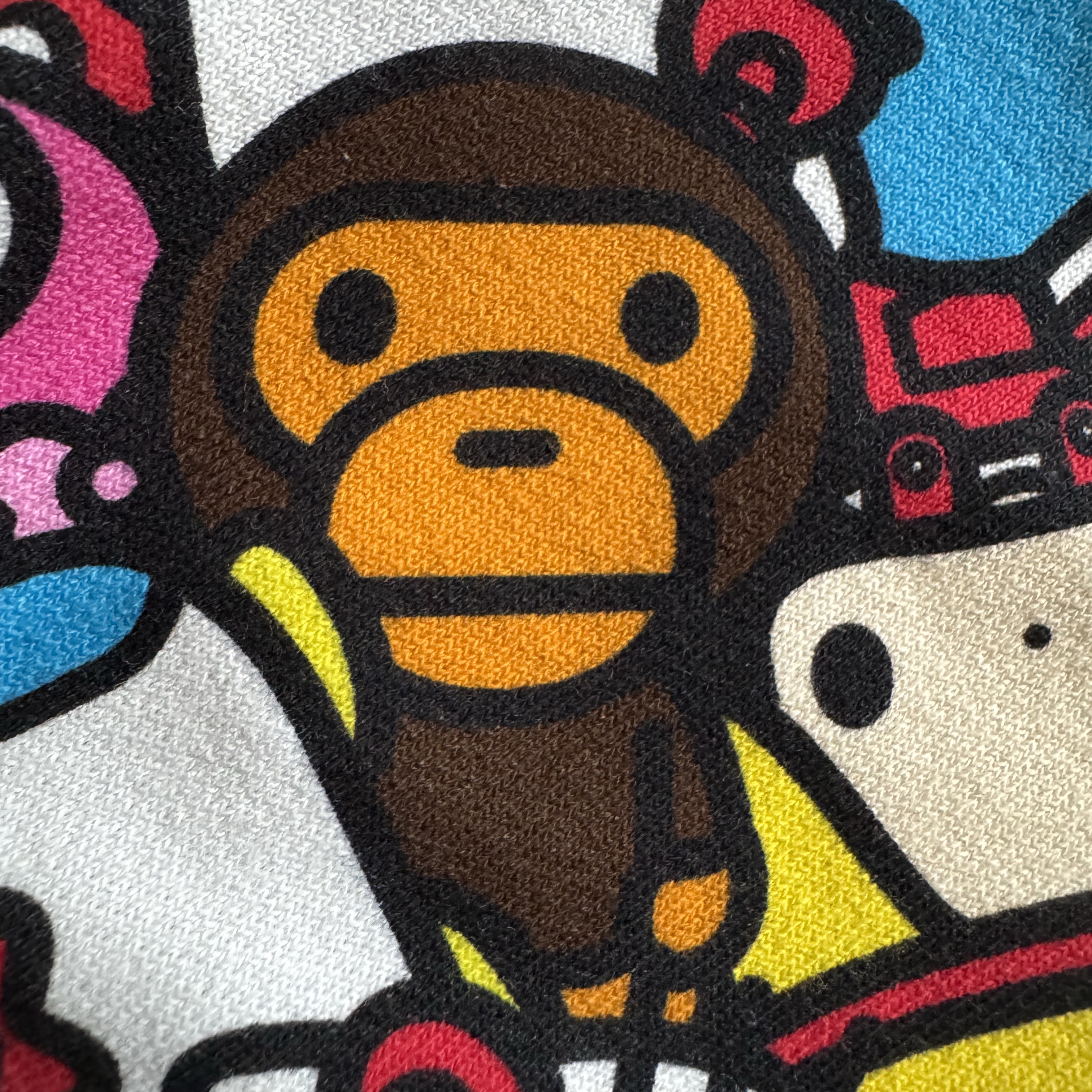 BAPE Baby Milo x Sanrio Characters Shark Full Zip Hoodie Multi 착용 스타일 - 4