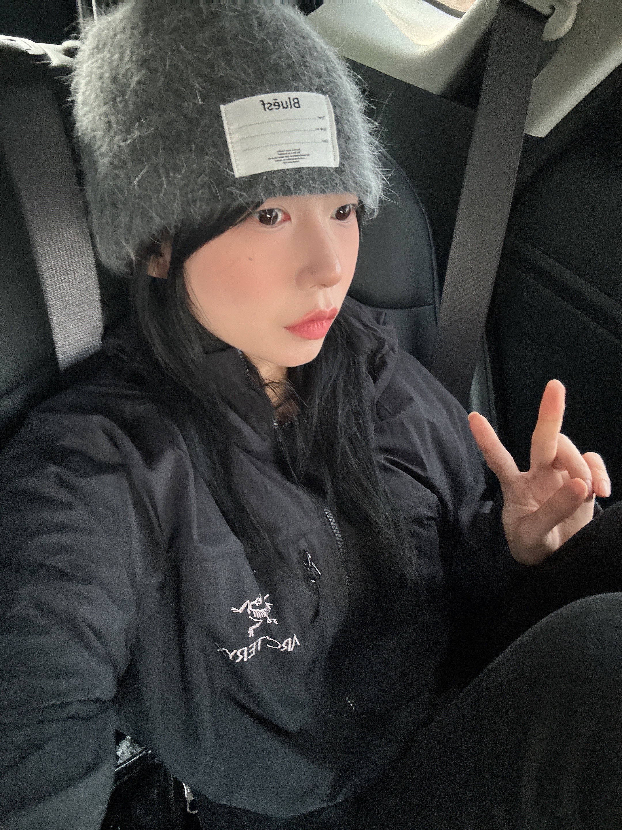 Arc'teryx Squamish Hoody Black 착용 스타일 - 4