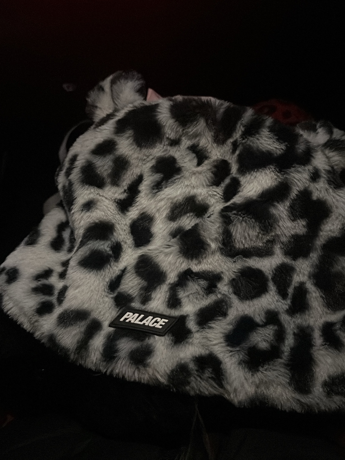 Palace Furry Ears Nein Cuff Beanie Snow Leopard - 24FW 착용 스타일
