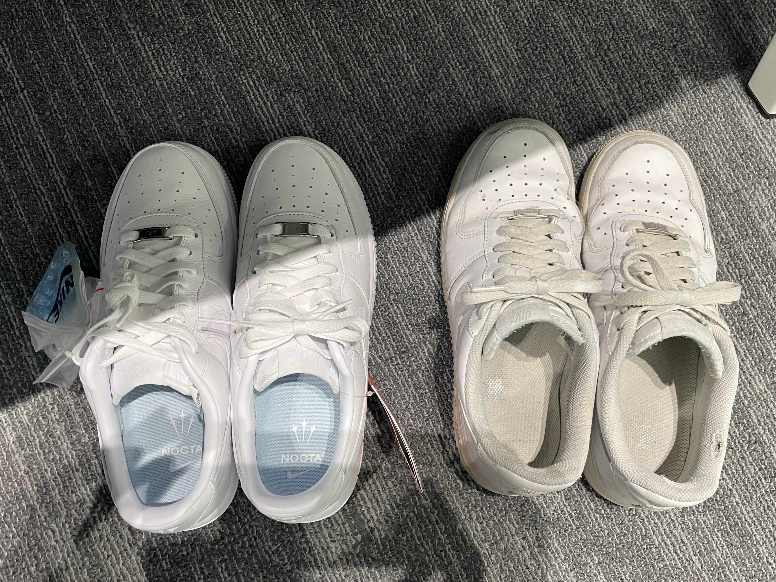 Nike x Drake Nocta Air Force 1 Low SP Certified Lover Boy White, Nike Air Force 1 '07 Low White 착용 스타일