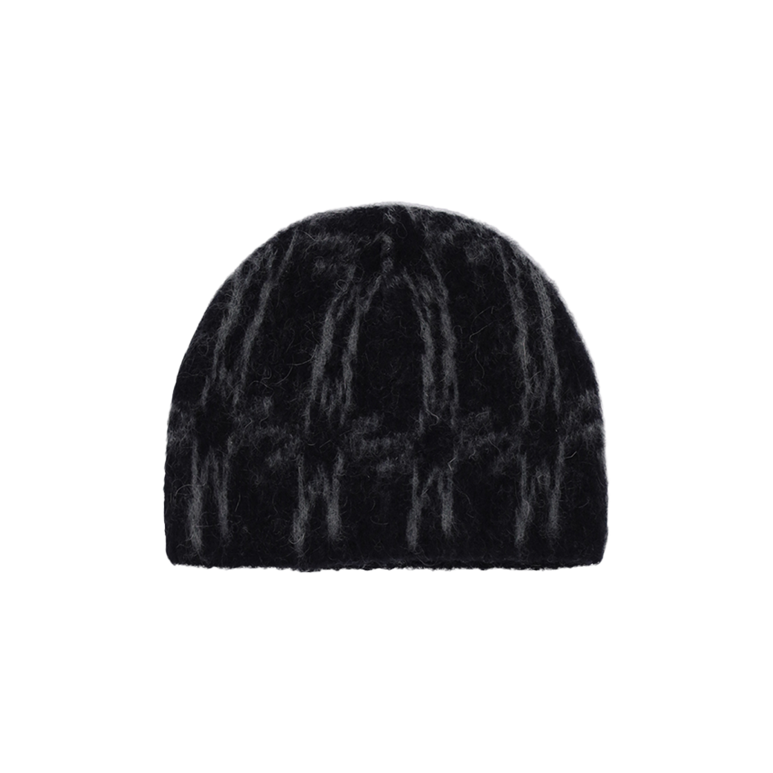 코스트퍼킬로 스타 체크 앙고라 비니 블랙(Cost Per Kilo Star Checked Angora Beanie Black) - 2