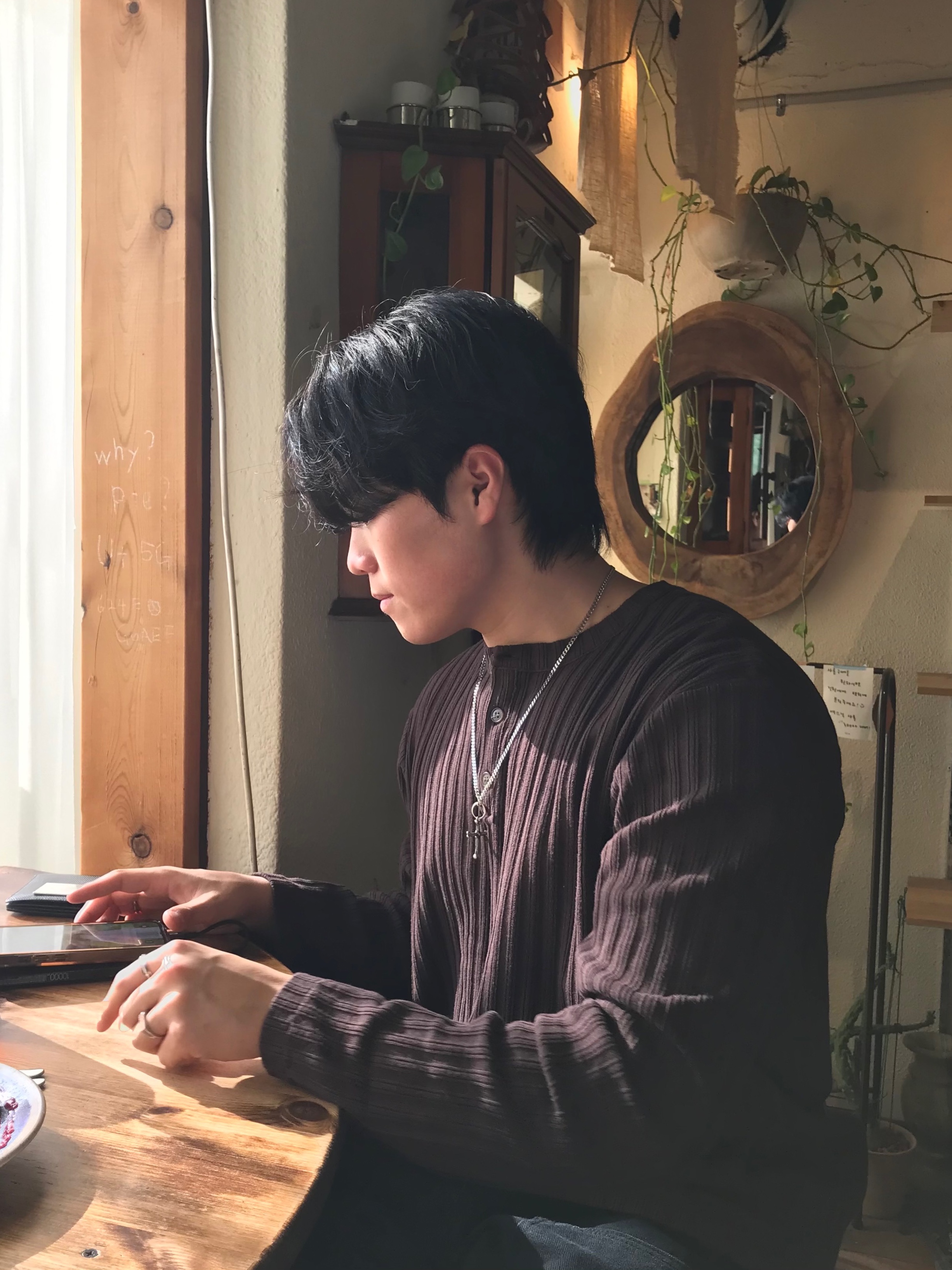 On Running Cloudmonster All Black, [프리오더] Polyteru 925 Silver Pendant Cross Bone 착용 스타일 - 4