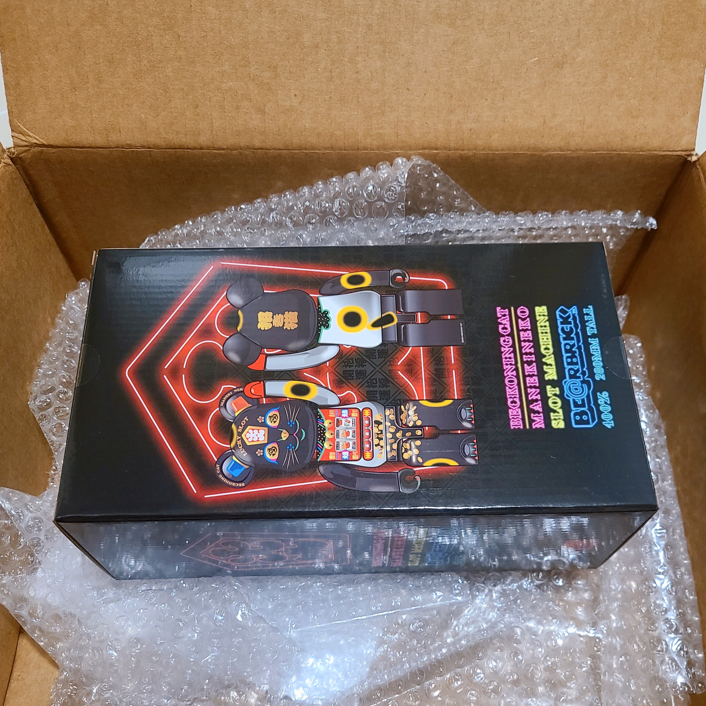 Bearbrick Lucky Cat Jackpot 400％ 착용 스타일 - 2