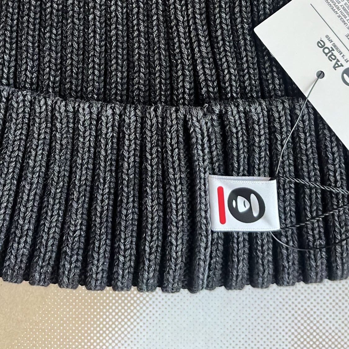 AAPE Now Knit Cap Light Black - 24FW 착용 스타일