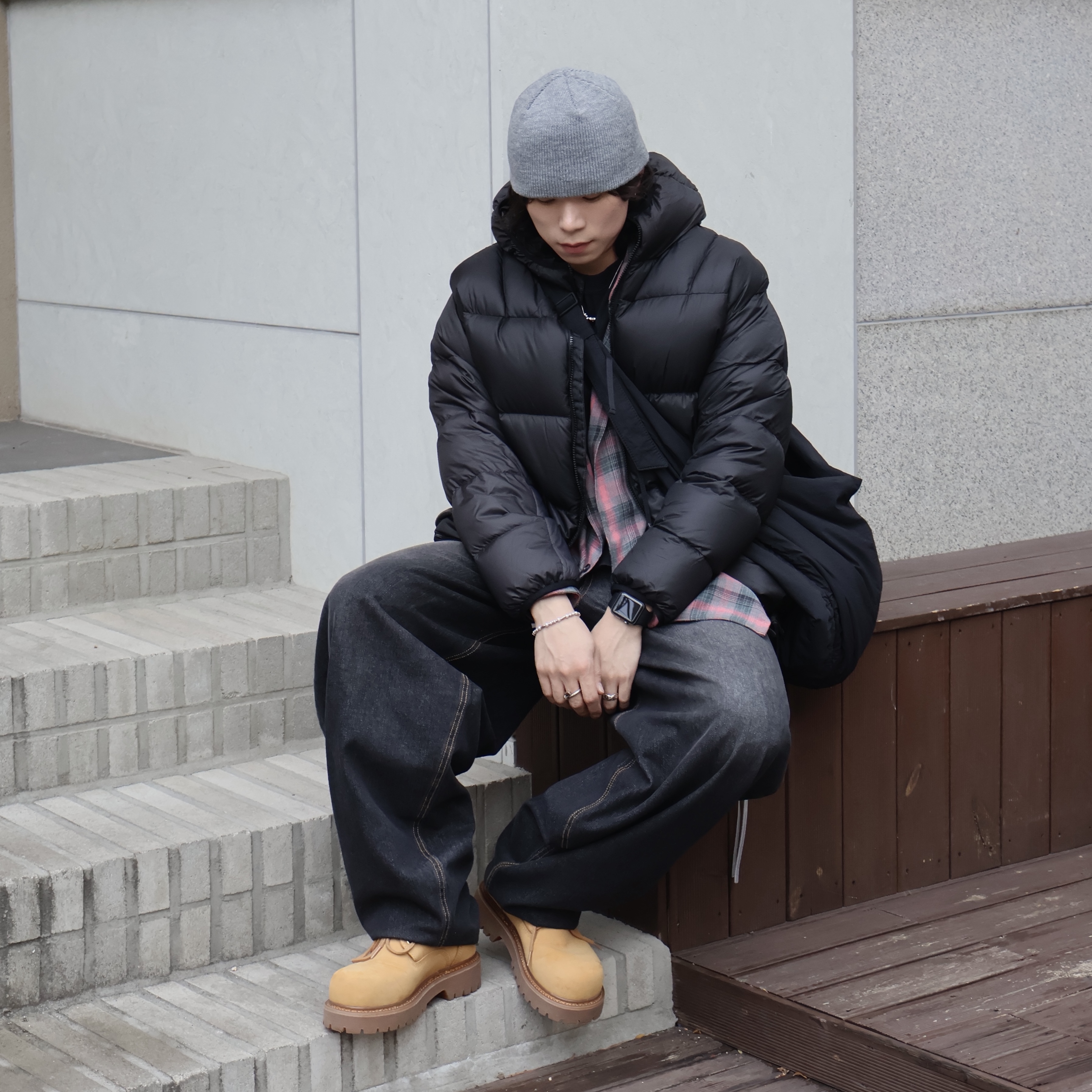 LOSTGARDEN Route Tan 착용 스타일 - 2