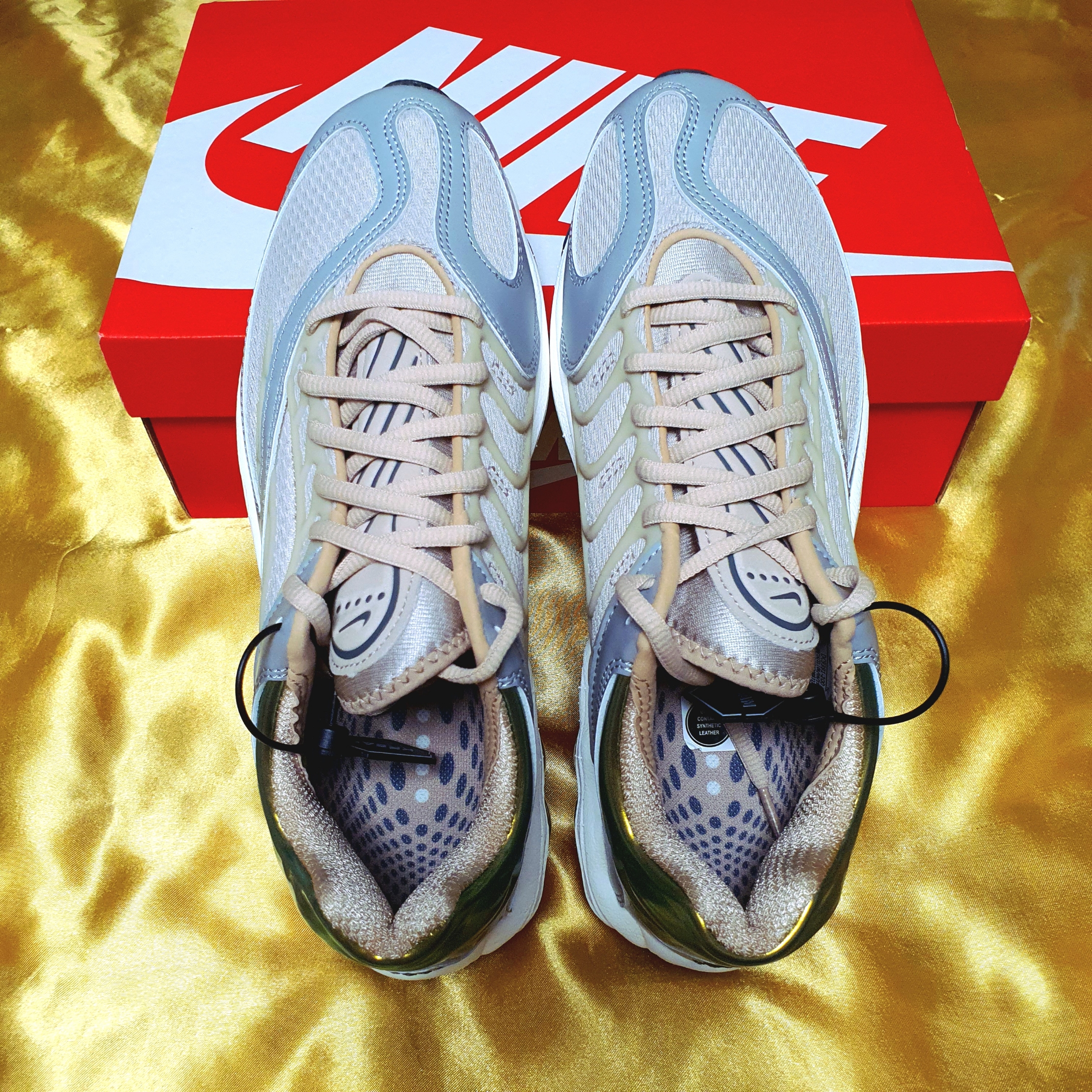 Nike Air Tuned Max Cream Iron Grey 착용 스타일 - 3