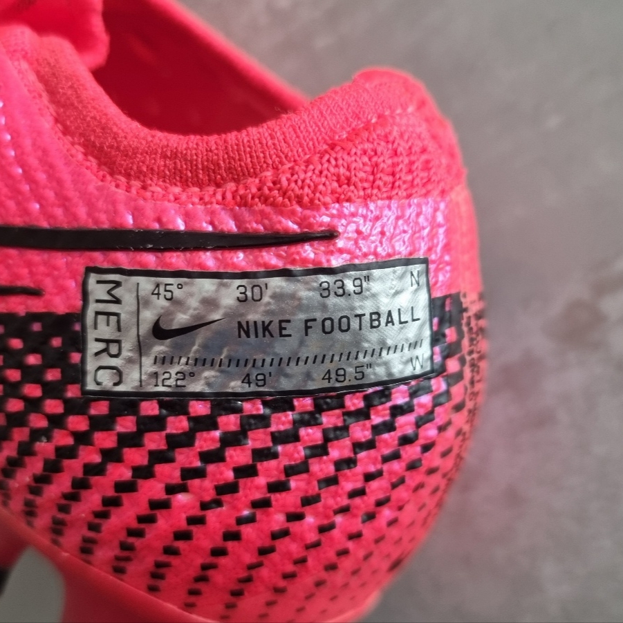 Nike Mercurial Vapor 13 Elite FG Laser Crimson Black 착용 스타일 - 4