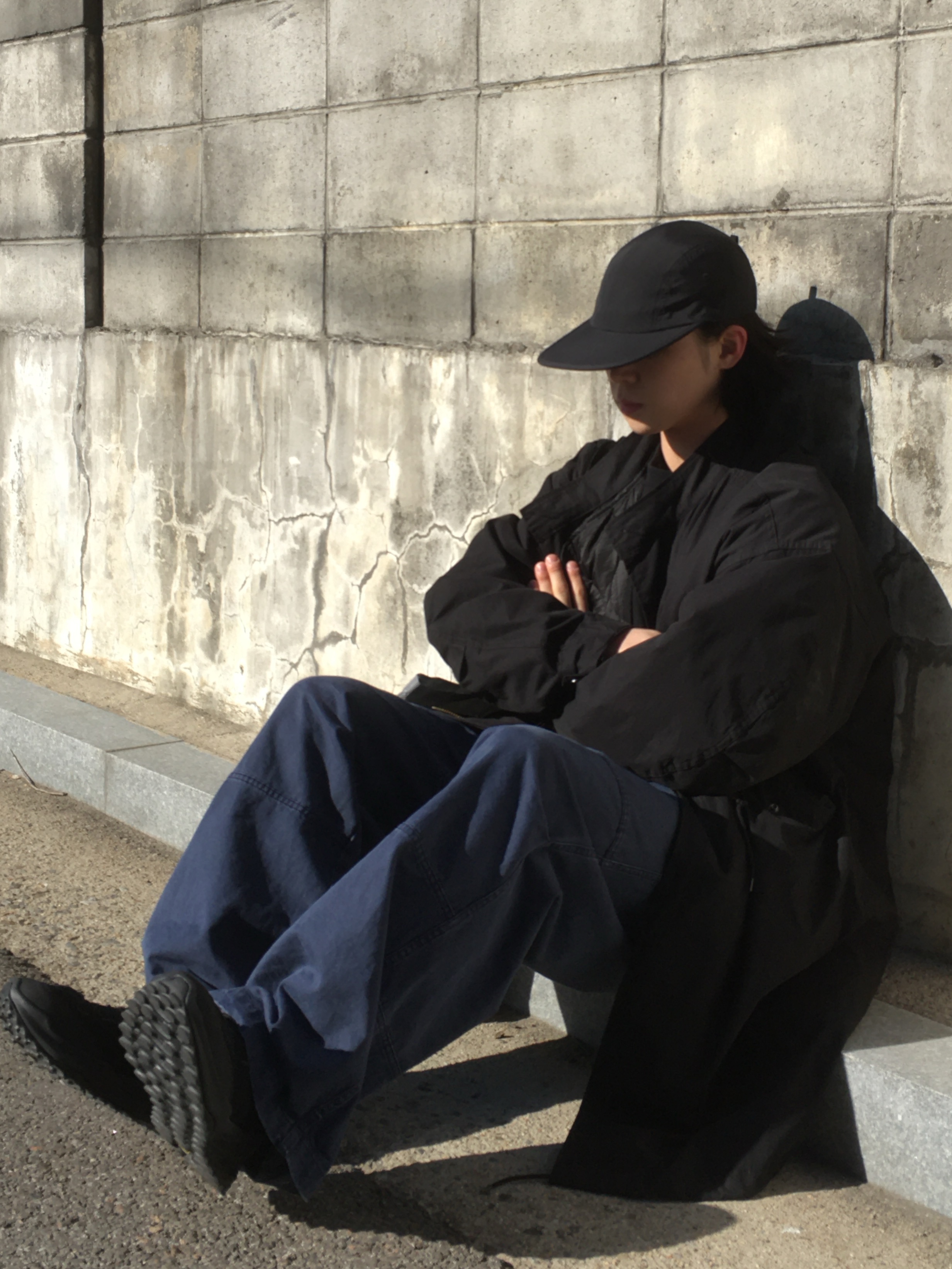 Freak's Store M-65 Mods Coat Liner Set Black, DIVEIN Vern Washed Pants Dark Navy 착용 스타일