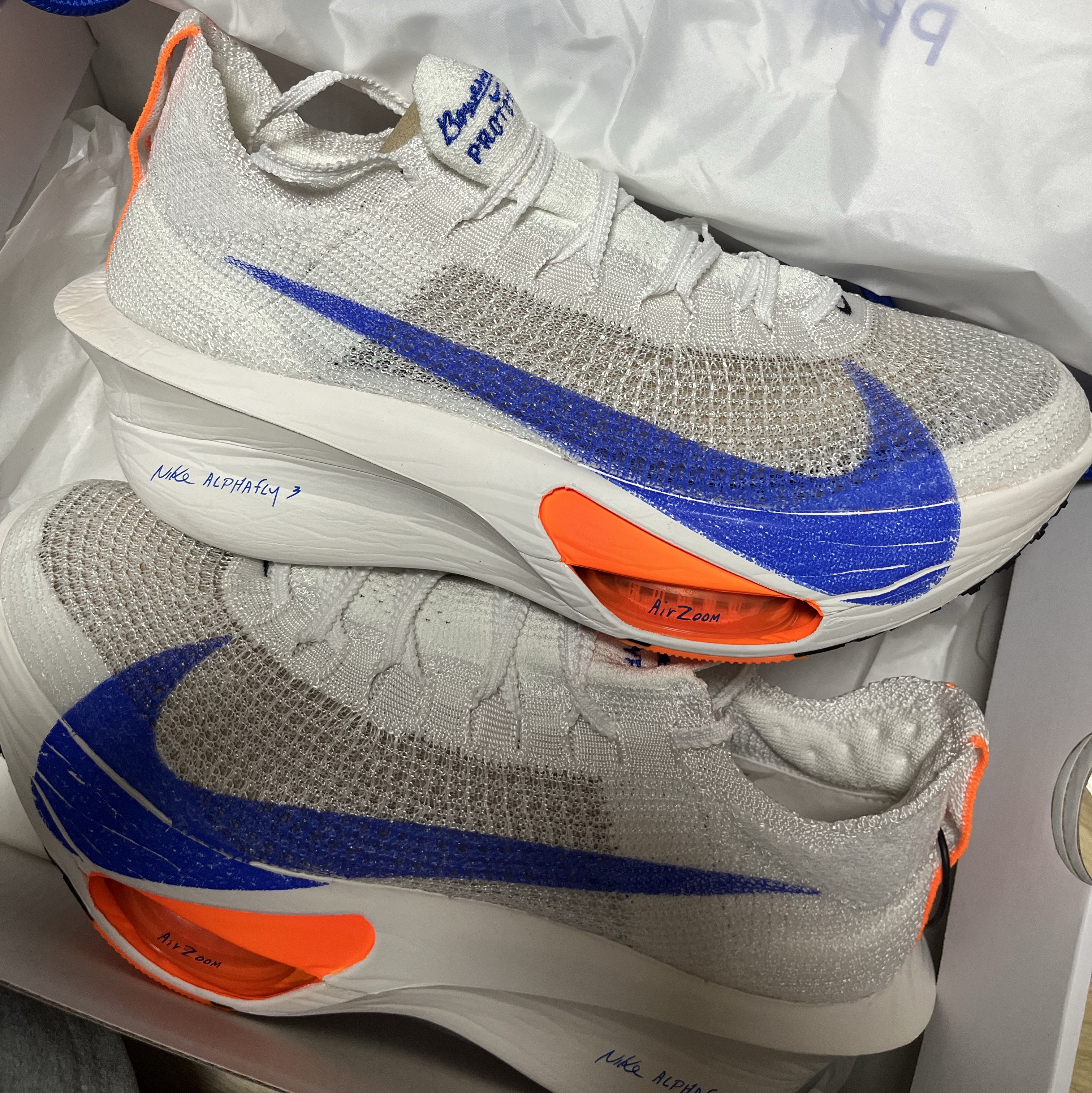 Nike Air Zoom Alphafly Next% 3 Blueprint 착용 스타일 - 1