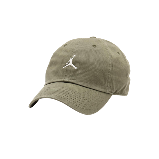 Jordan Club Unstructured Curved Bill Cap Medium Olive Sail
