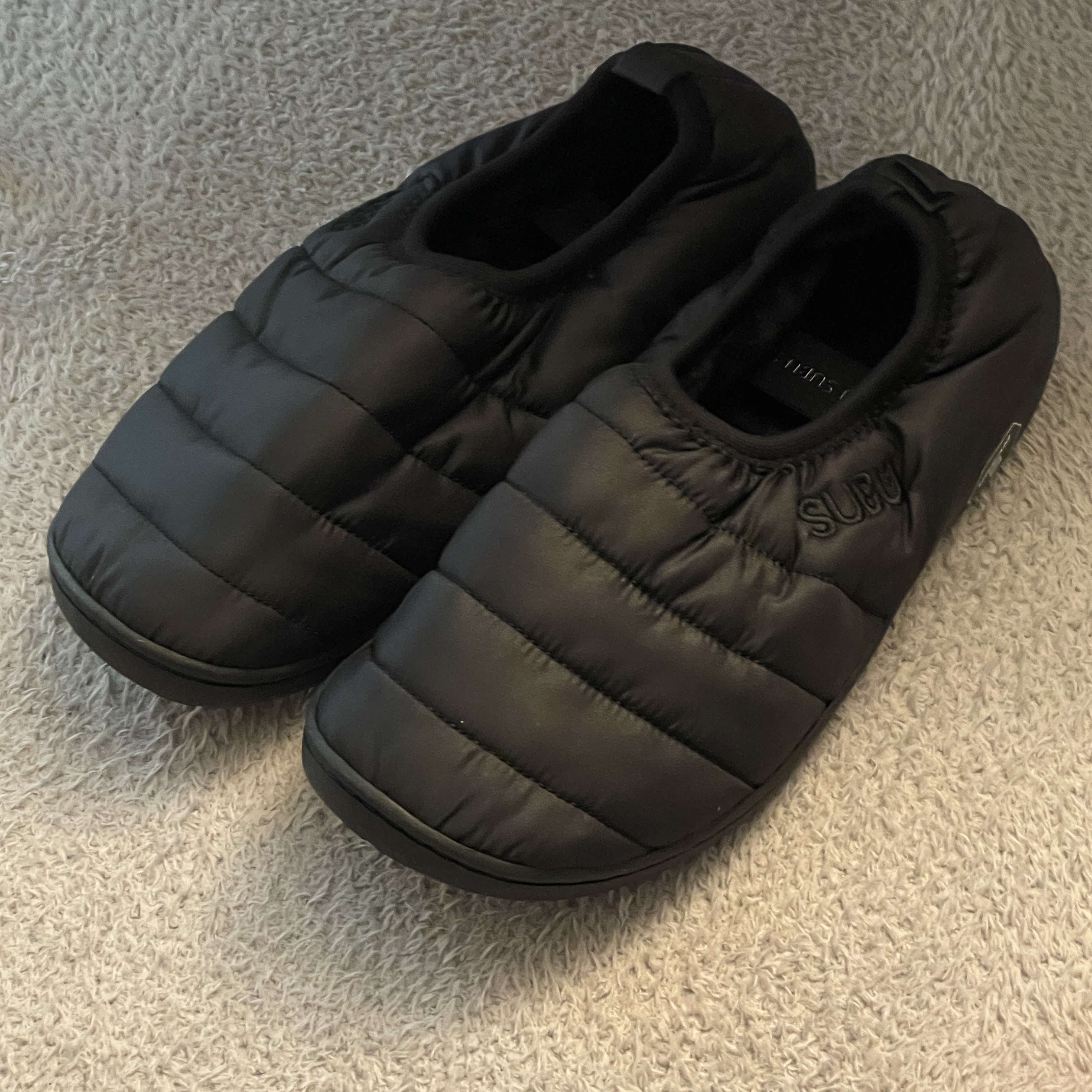 Subu Packable F-Line Black 착용 스타일