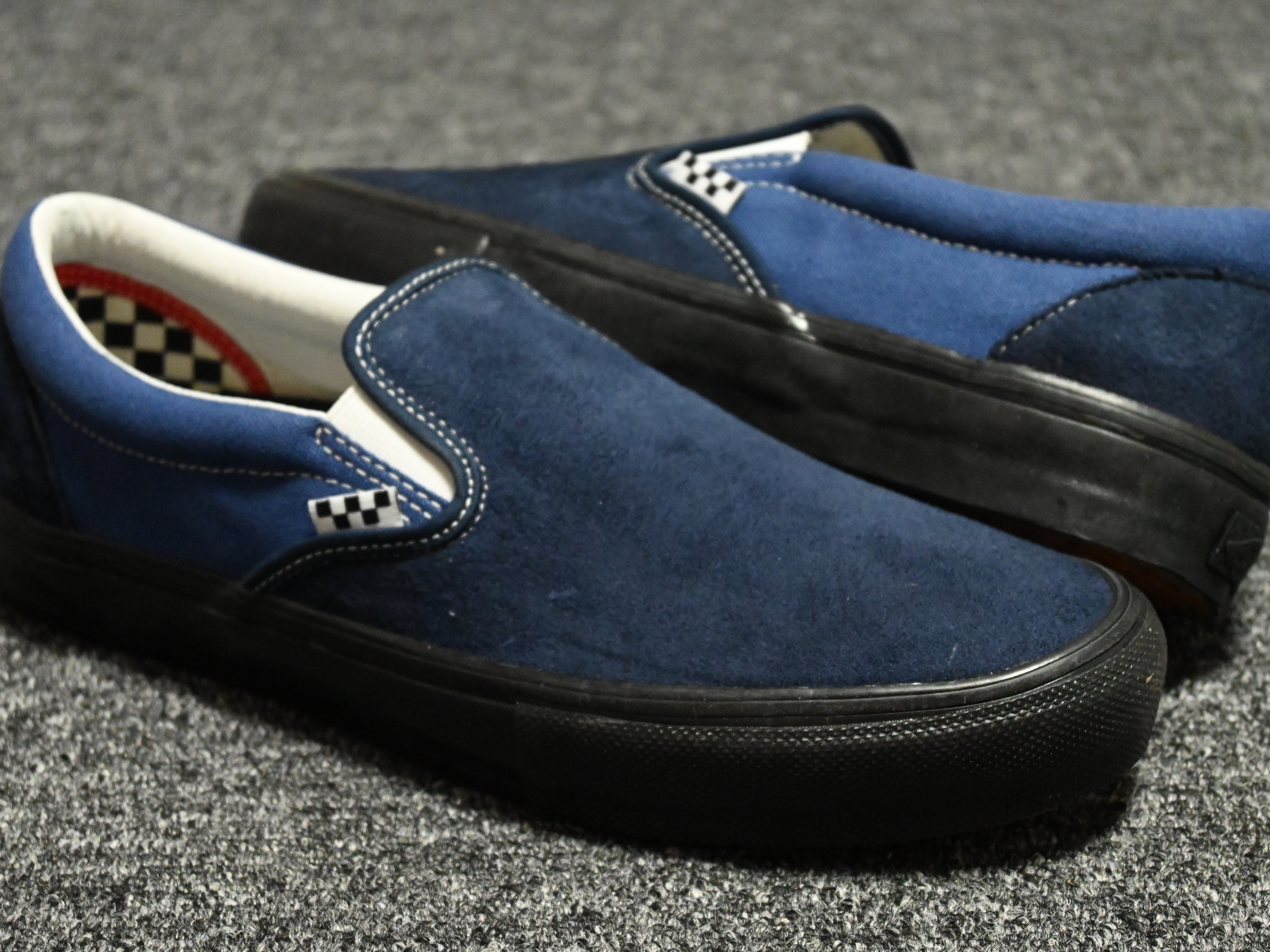 Vans Skate Slip-On VCU Navy Black 착용 스타일