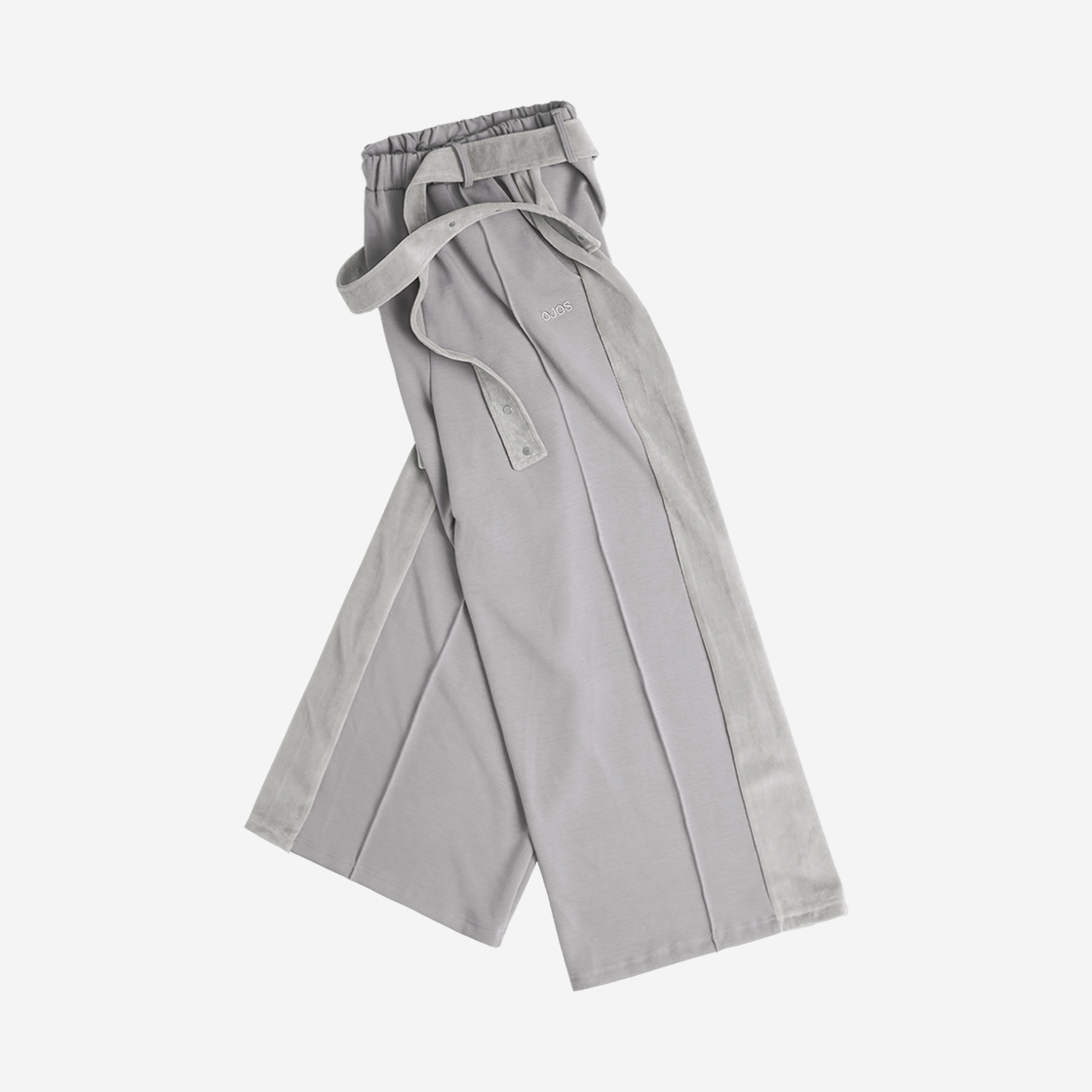 【OJOS】BELT WIDE SWEAT PANTS 오호스 벨트 와이드 스웻 팬츠 그레이 | OJOS | KREAM