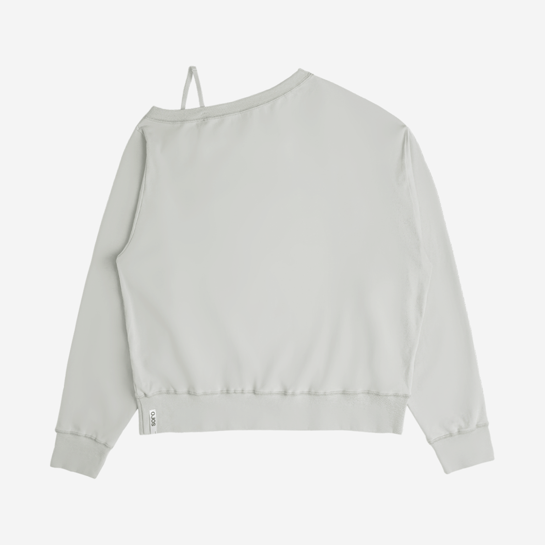 오호스 트위스트 버튼 업 스웻셔츠 그레이(OJOS Twisted Button-Up Sweatshirt Grey) - 2