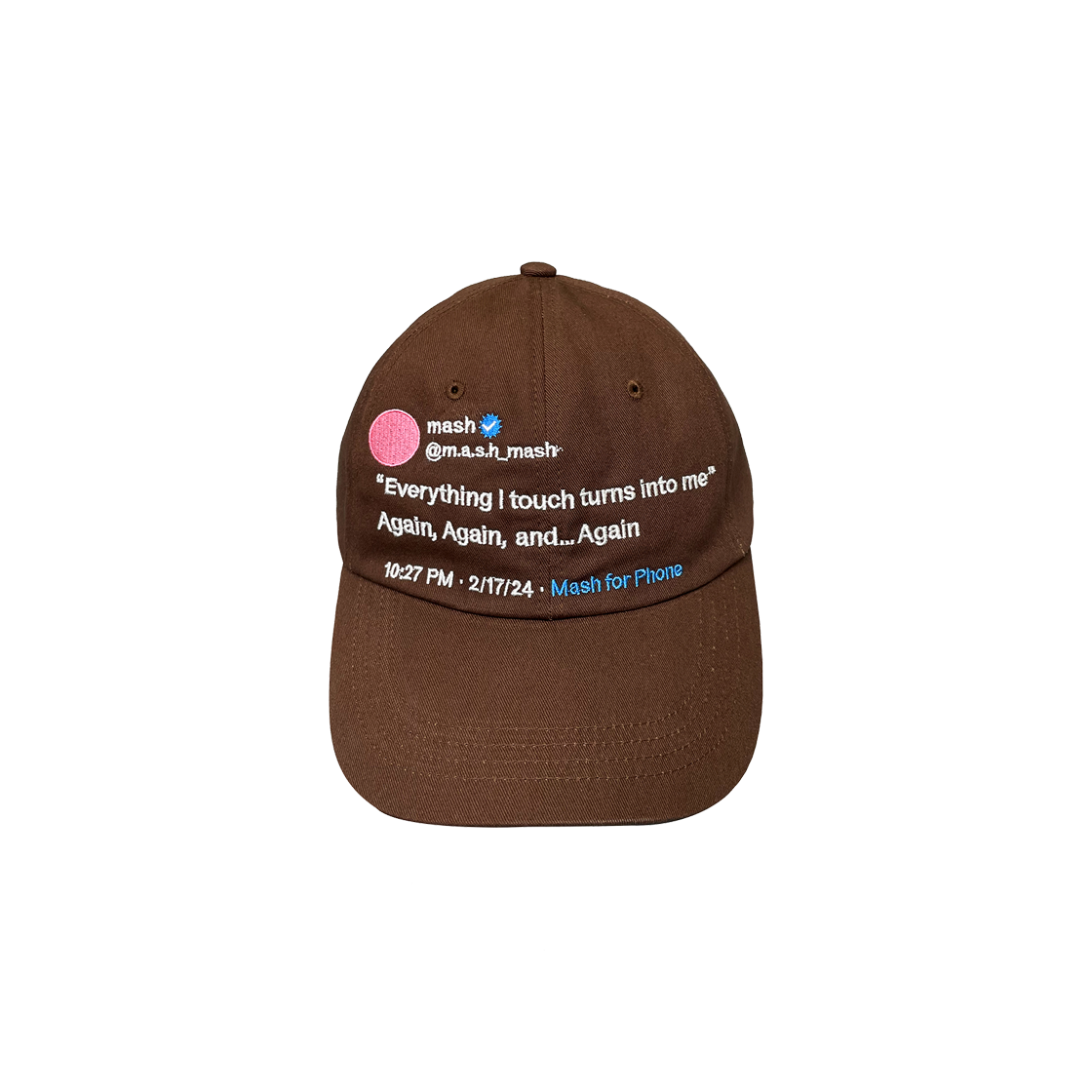 매쉬 소셜 네트워크 캡 브라운(Mash Social Network Cap Brown)