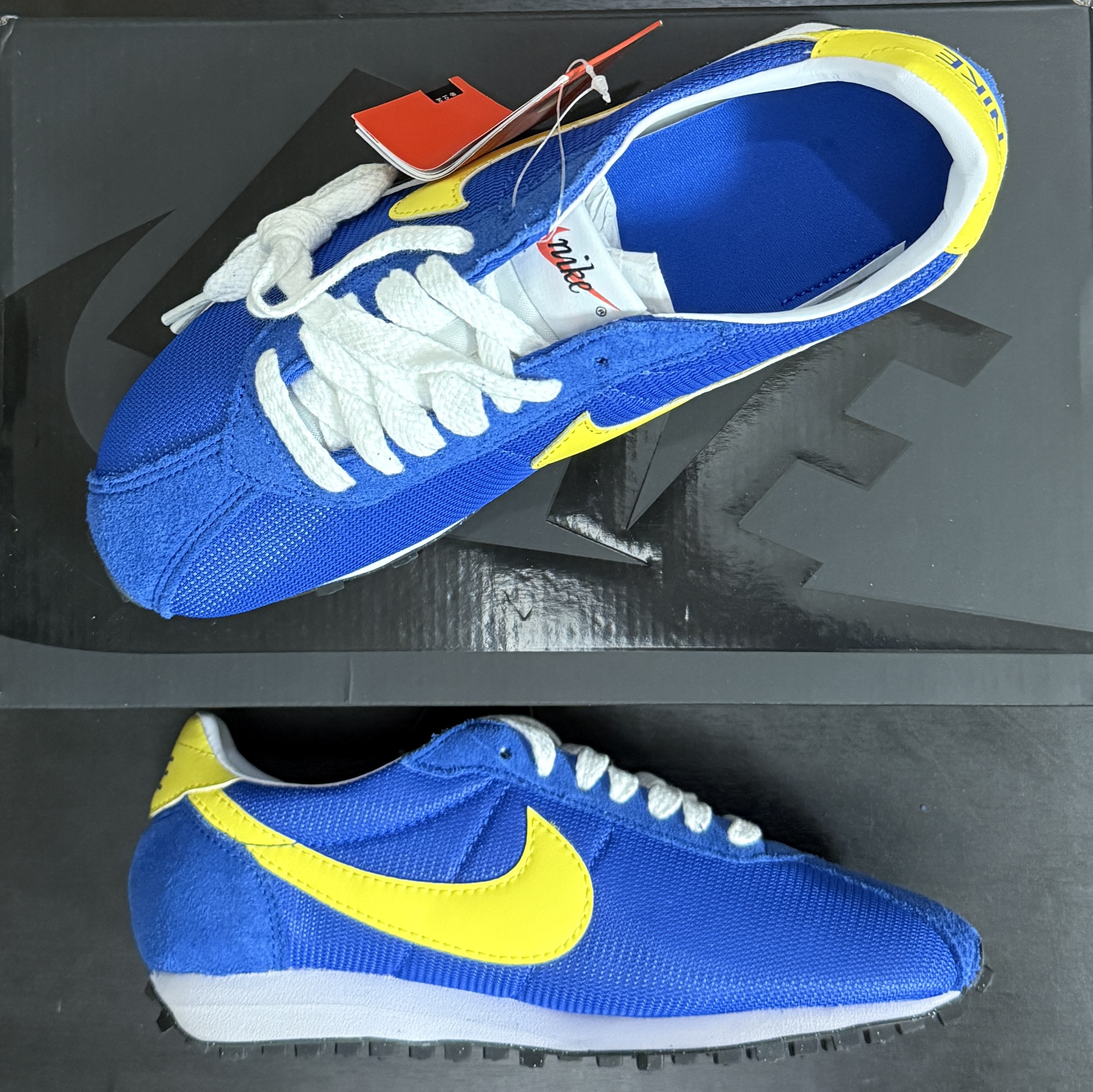 Nike LD-1000 SP Game Royal and Opti Yellow 착용 스타일