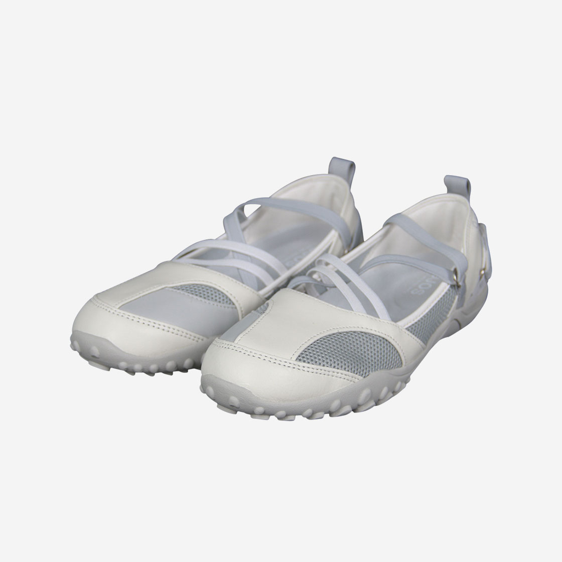 오호스 스트랩 엠보싱 토 슈즈 아이보리 | OJOS | KREAM