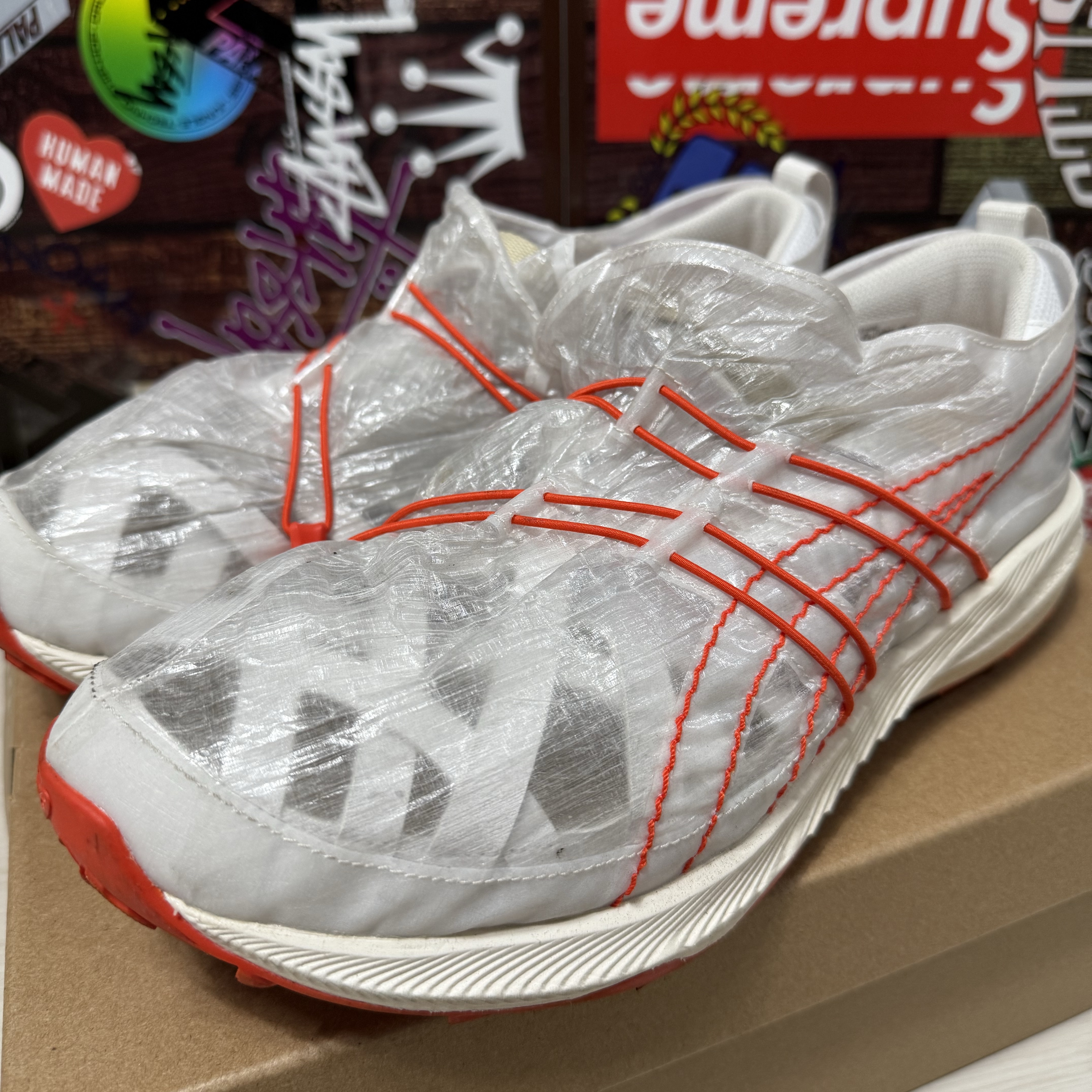 Asics x Kengo Kuma Archisite ORU White 착용 스타일