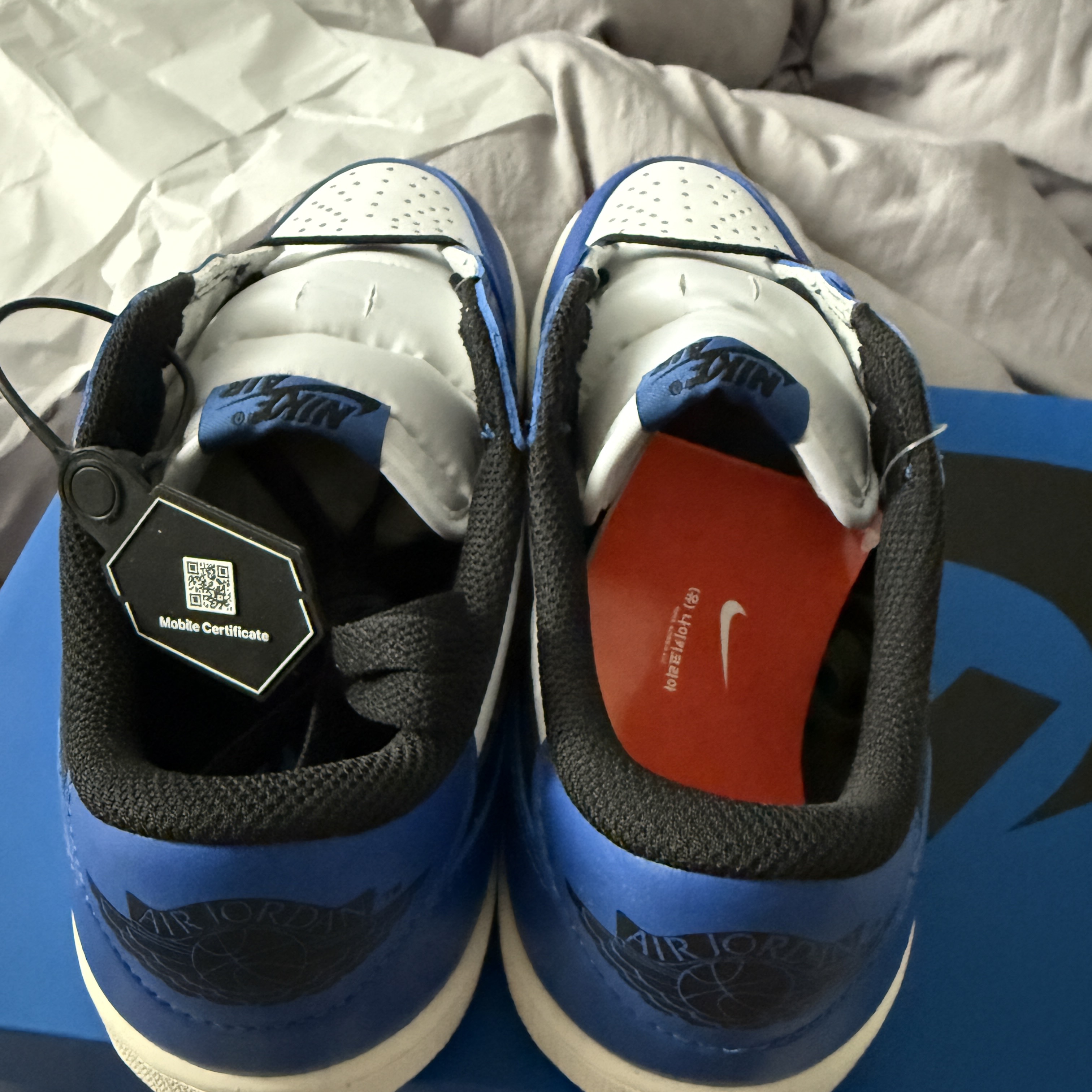 Jordan 1 Retro Low OG Game Royal 착용 스타일 - 3