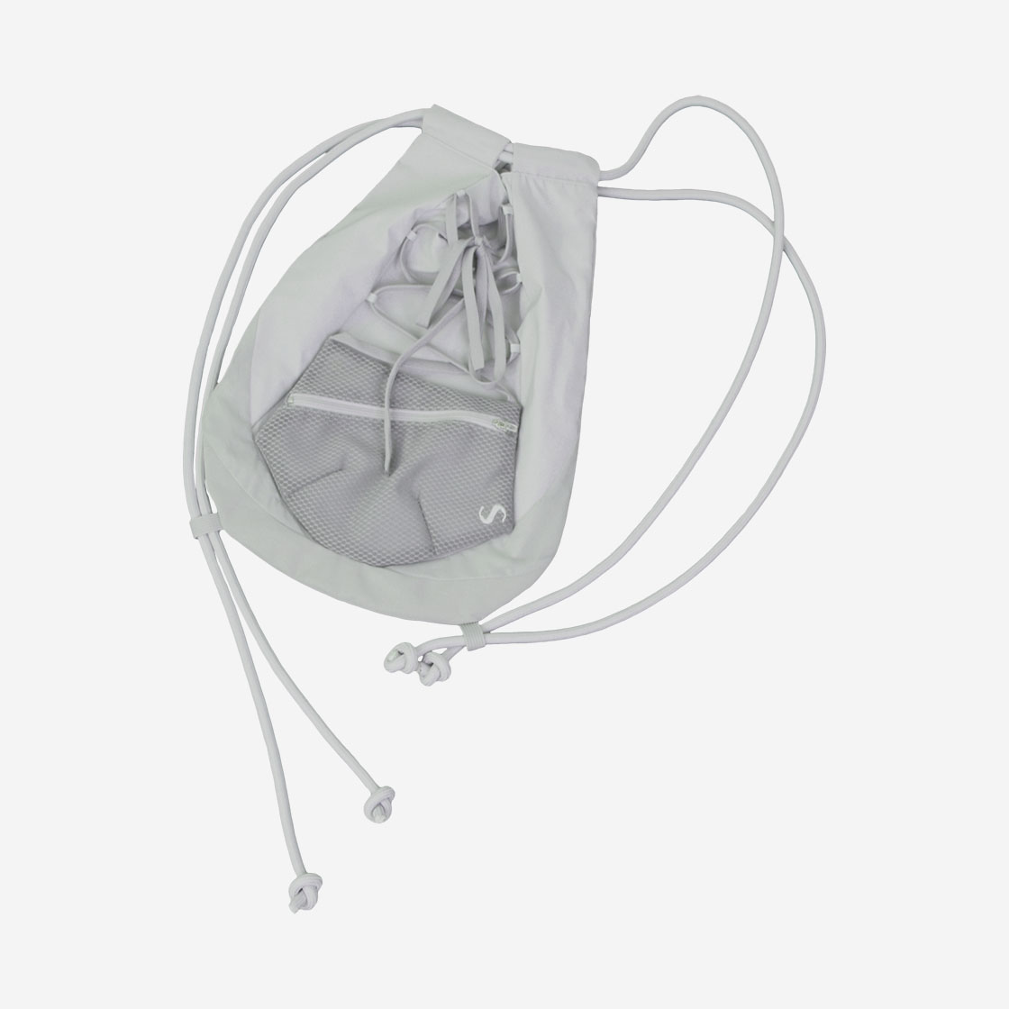 人気 ☆OJOS☆ DETACHABLE POCKET GYM SACK 디테처블 포켓 짐색 그레이 | OJOS | KREAM