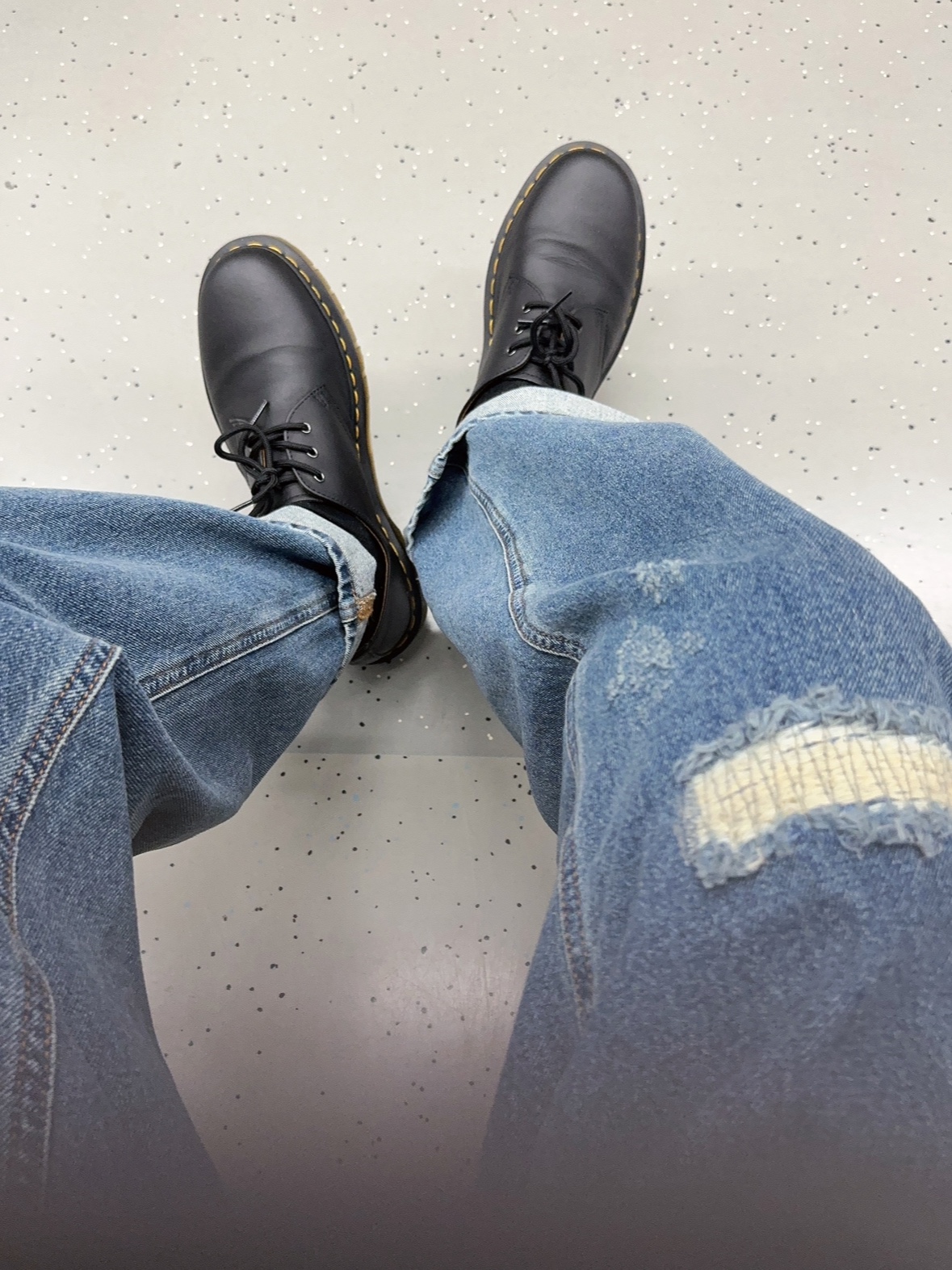 Dr. Martens 1461 Nappa Black 착용 스타일
